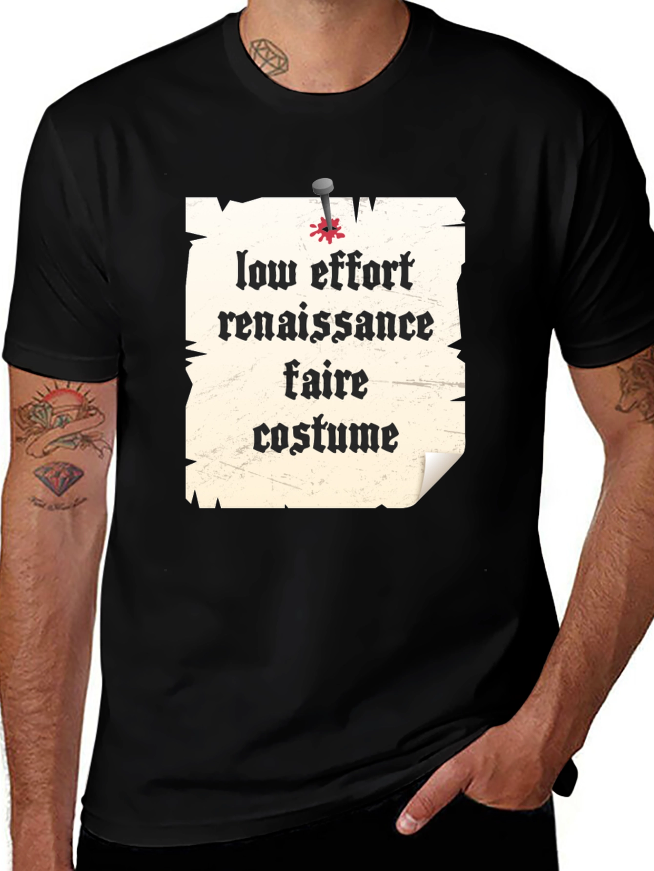 Low Effort Renaissance Faire Costume T-Shirt
