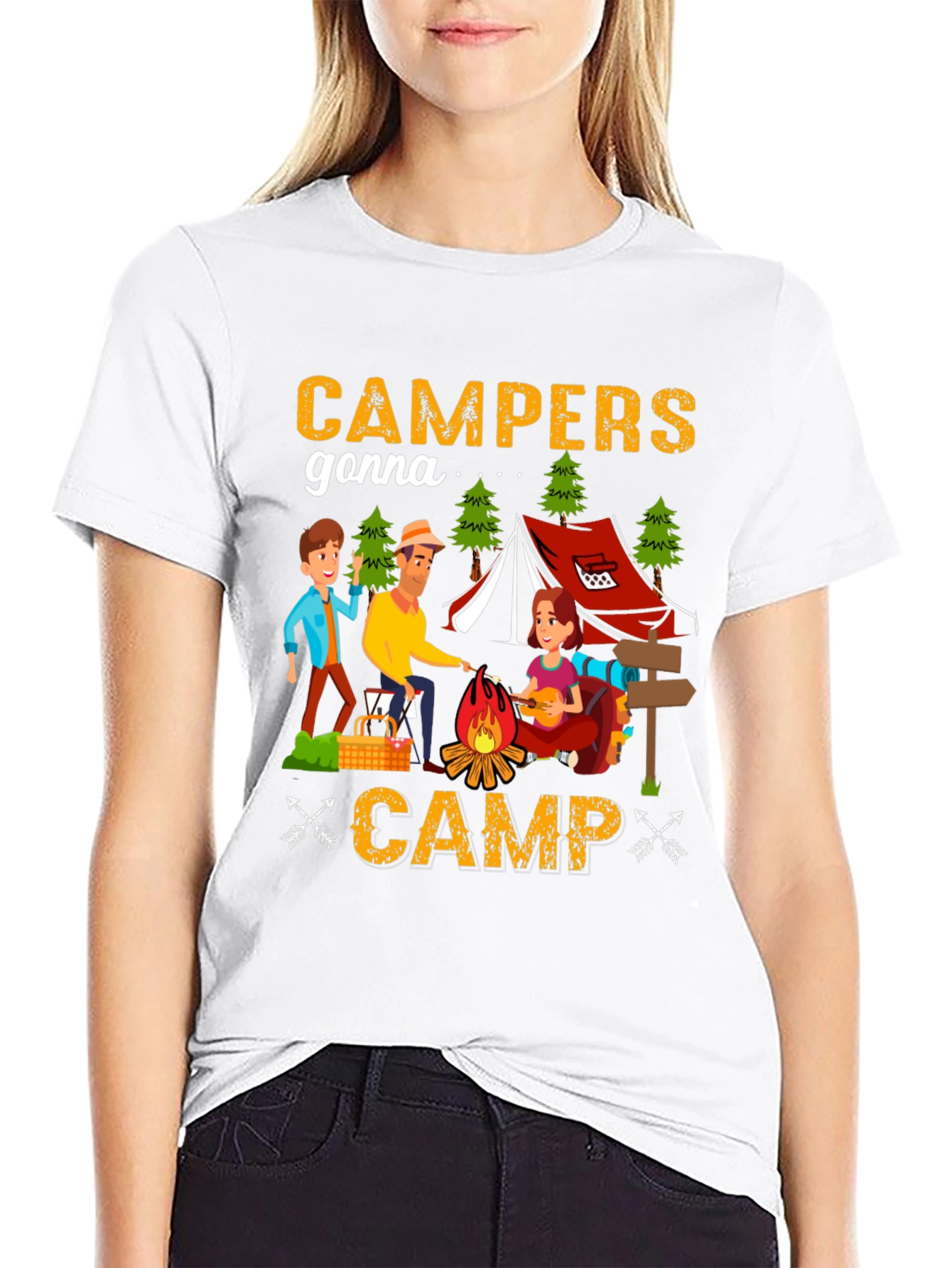 Campers Gonna Camp T-Shirt - Camping Adventure Tee