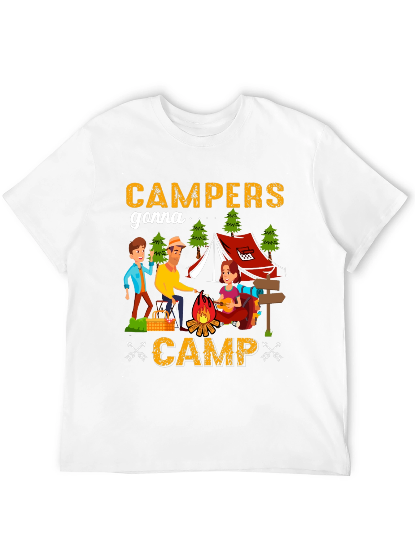 Campers Gonna Camp T-Shirt - Camping Adventure Tee
