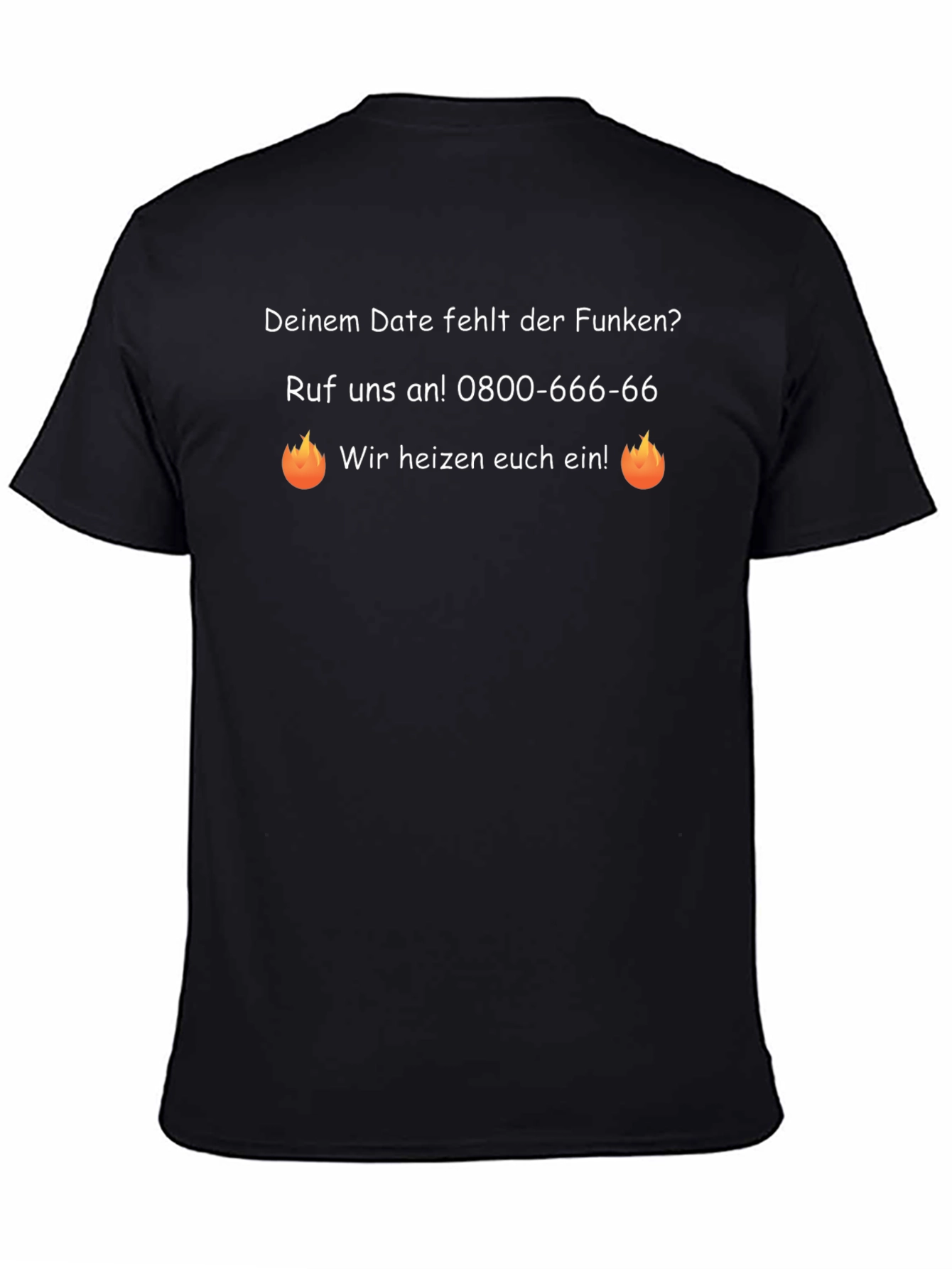 Funny Black T-Shirt - Spice Up Your Date Life!