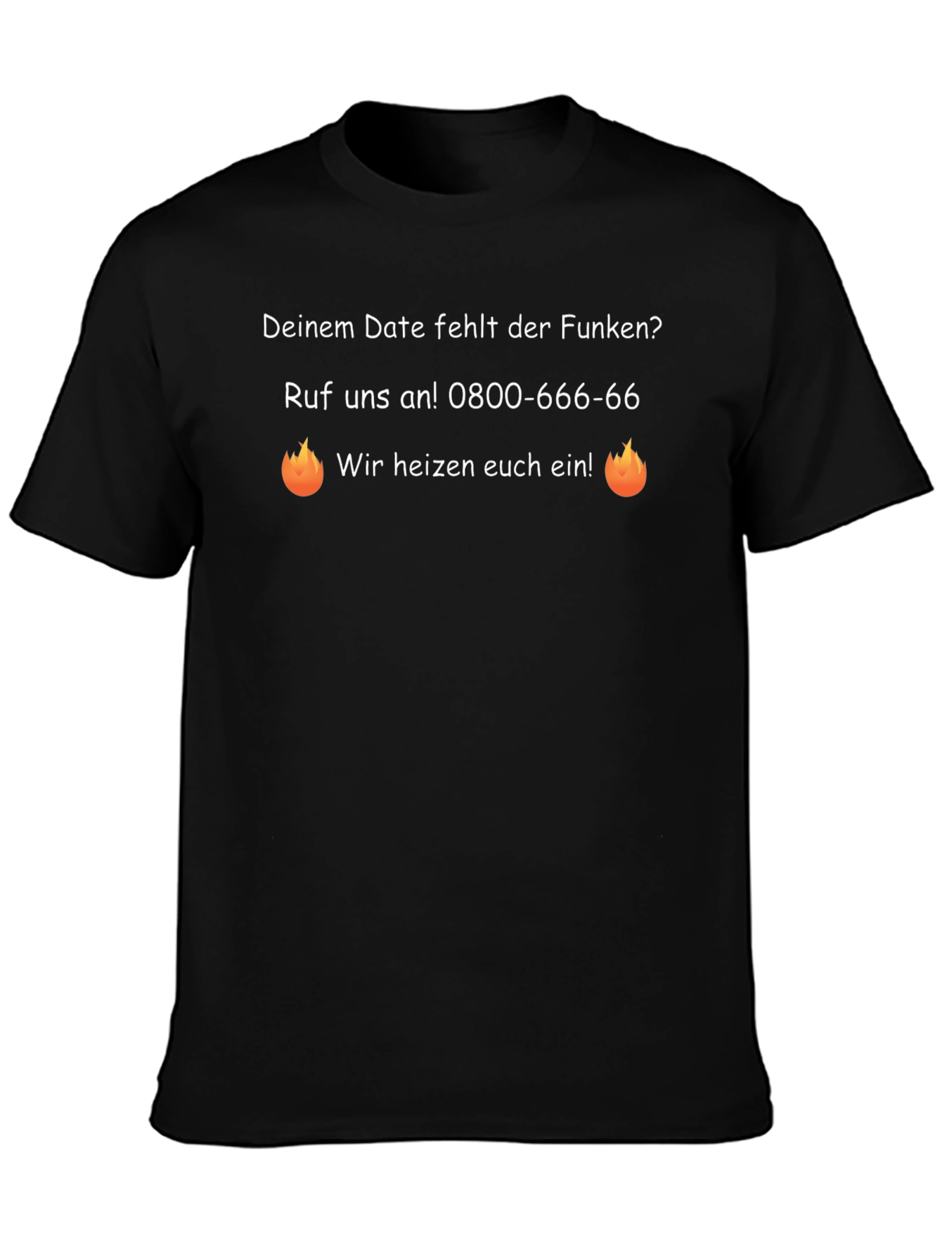 Funny Black T-Shirt - Spice Up Your Date Life!