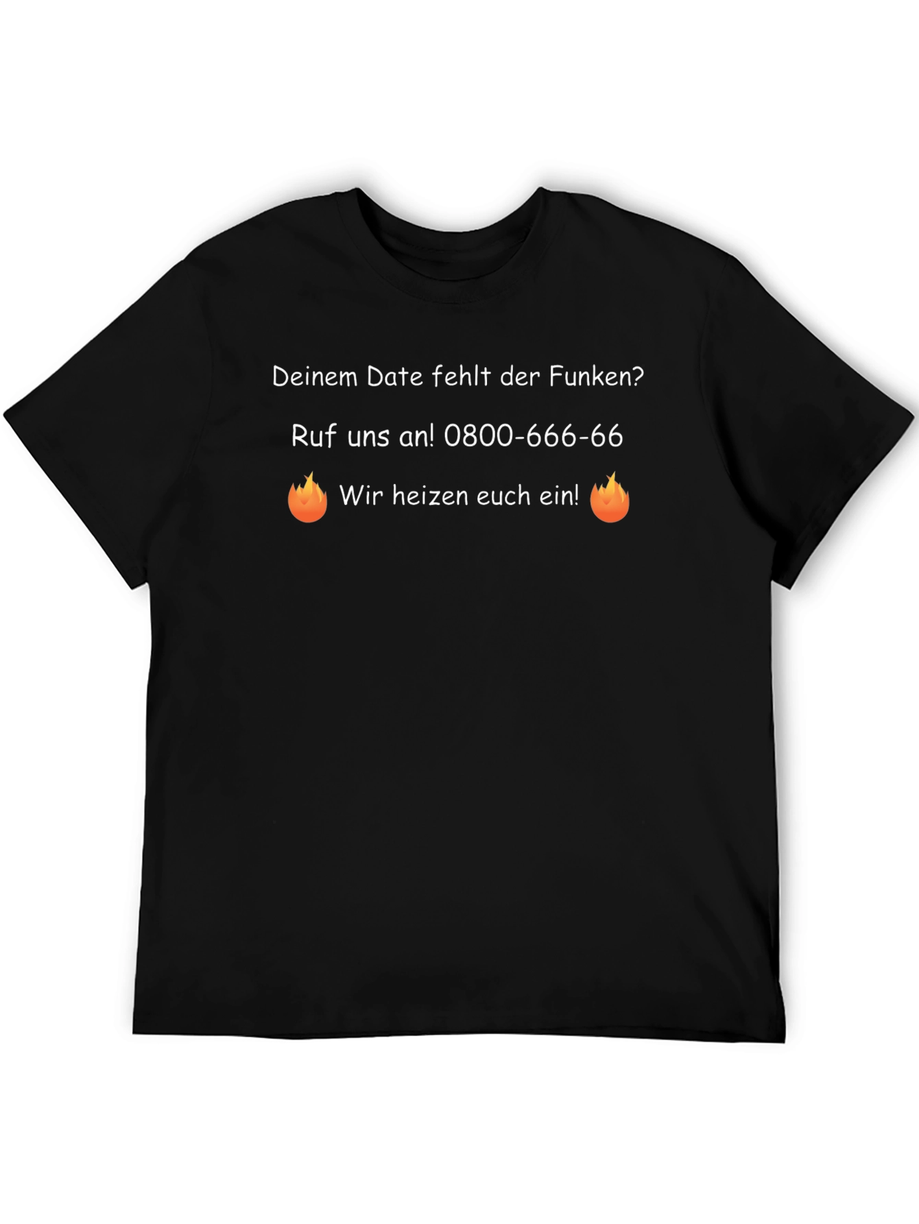 Funny Black T-Shirt - Spice Up Your Date Life!
