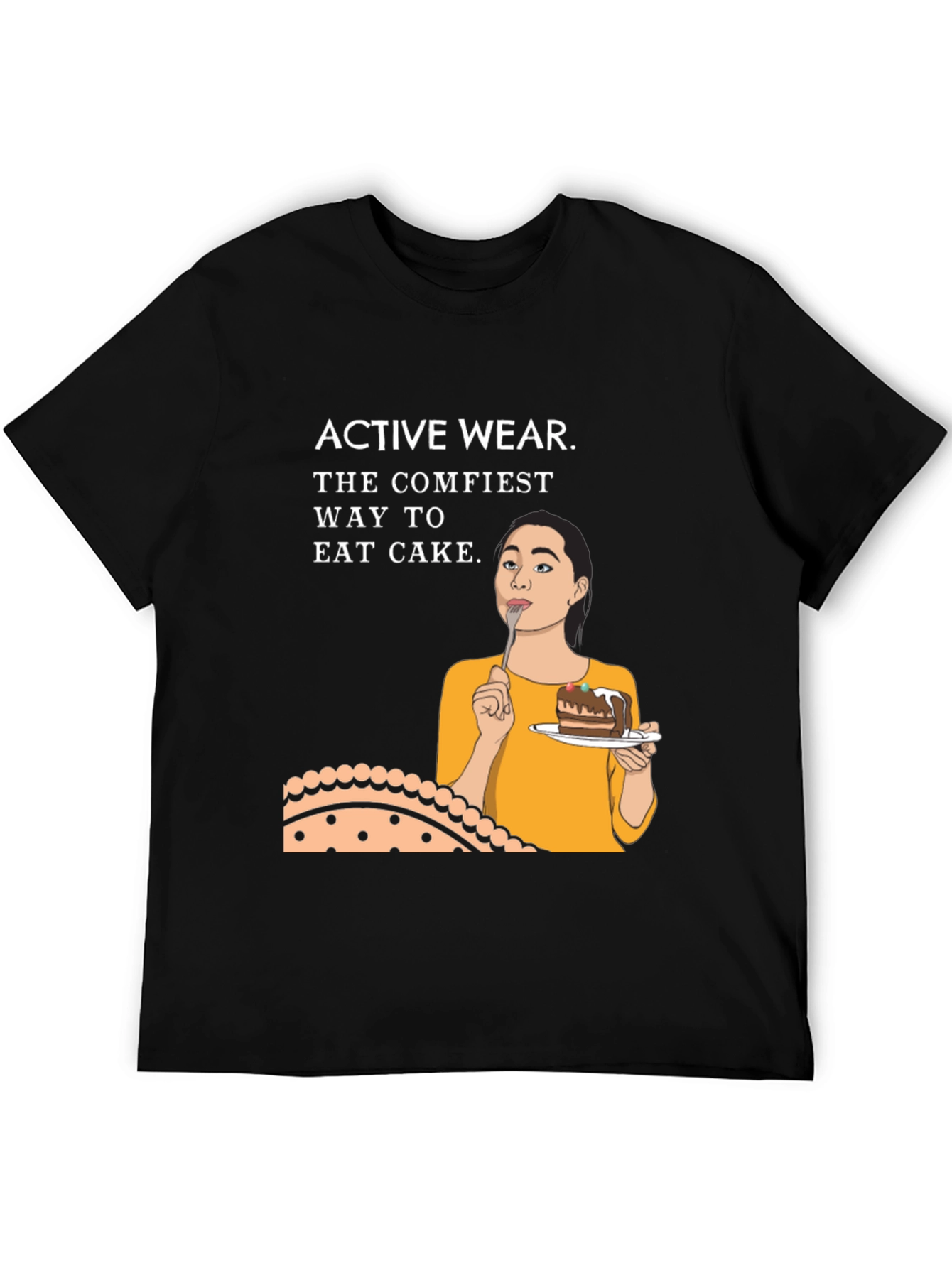 Active Wear Cake T-Shirt - Comfiest Way to Indulge