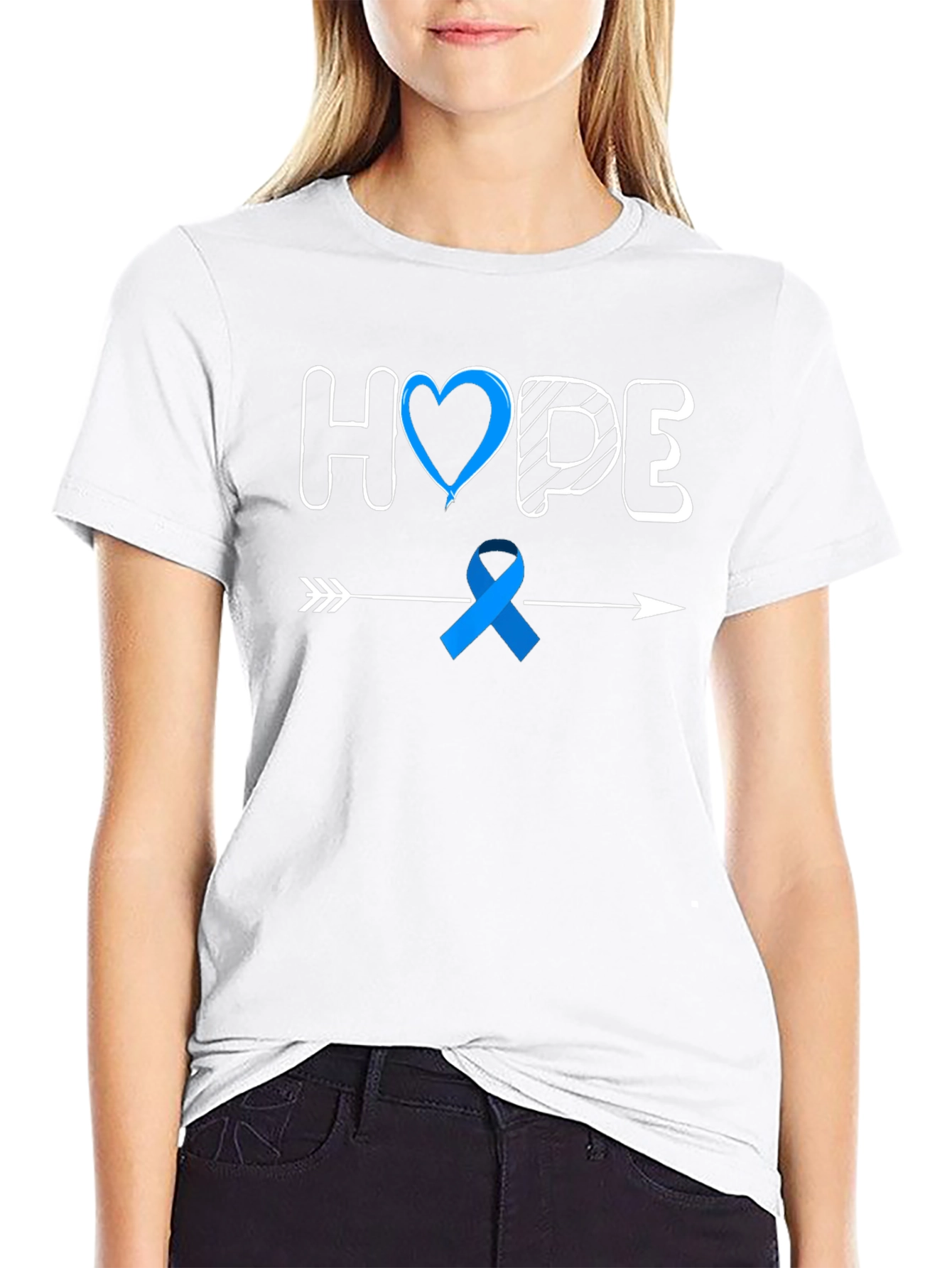 HOPE Awareness Tee - Mens Black T-Shirt