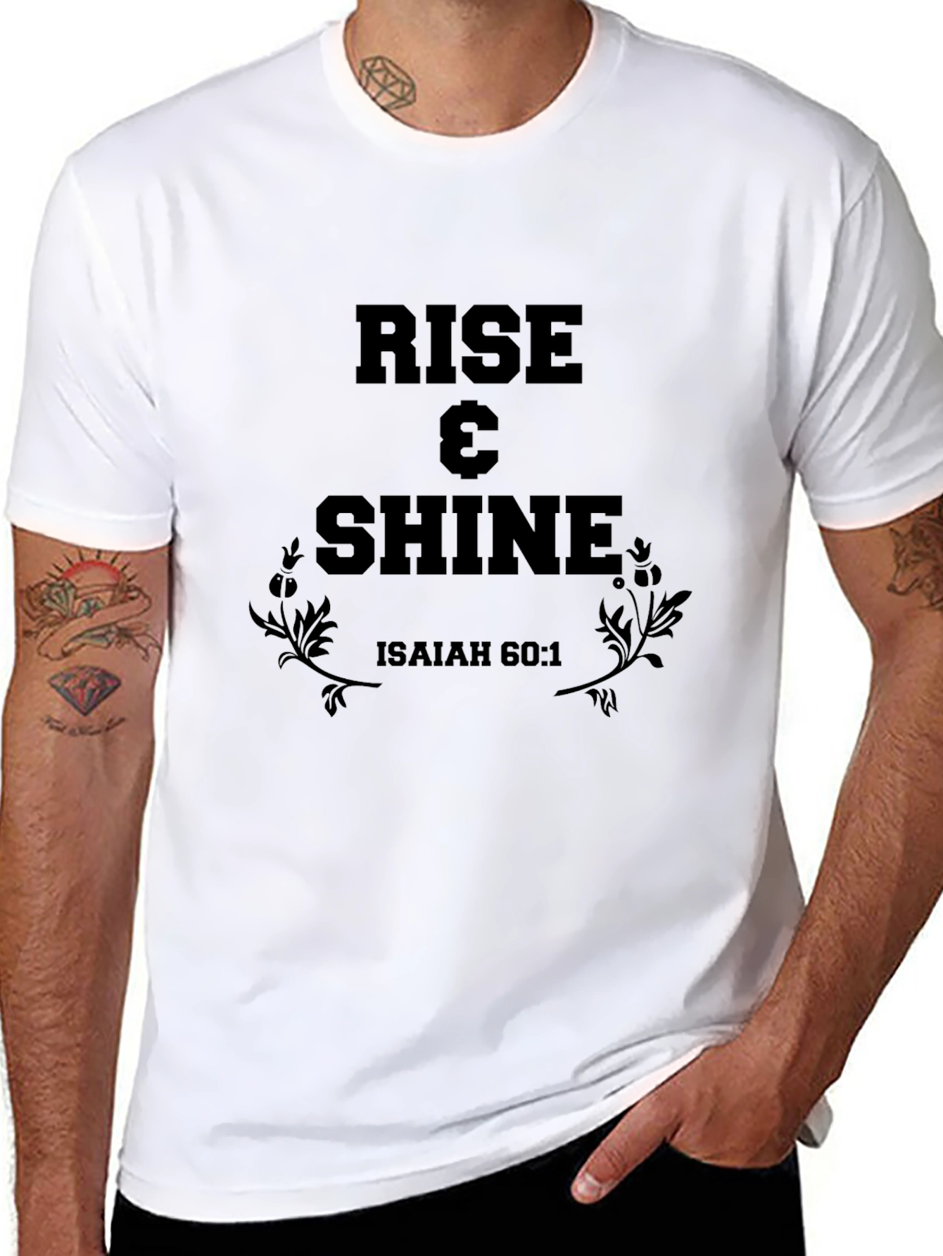 Rise & Shine Graphic Tee - Isaiah 60:1