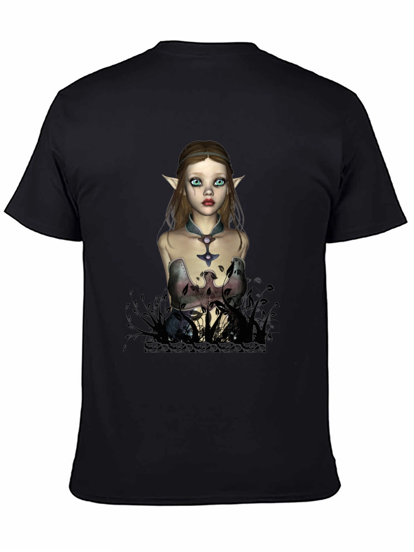 Elf Maiden Graphic T-Shirt - Unique Fantasy Design