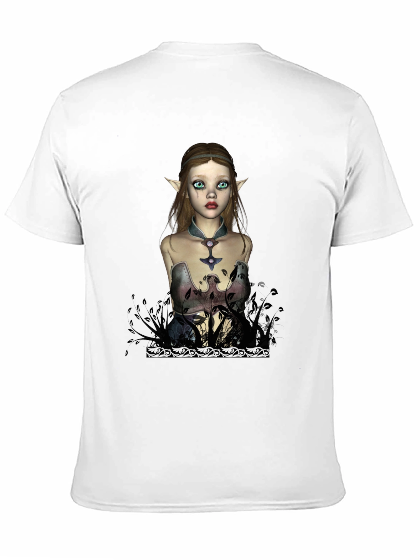 Elf Maiden Graphic T-Shirt - Unique Fantasy Design