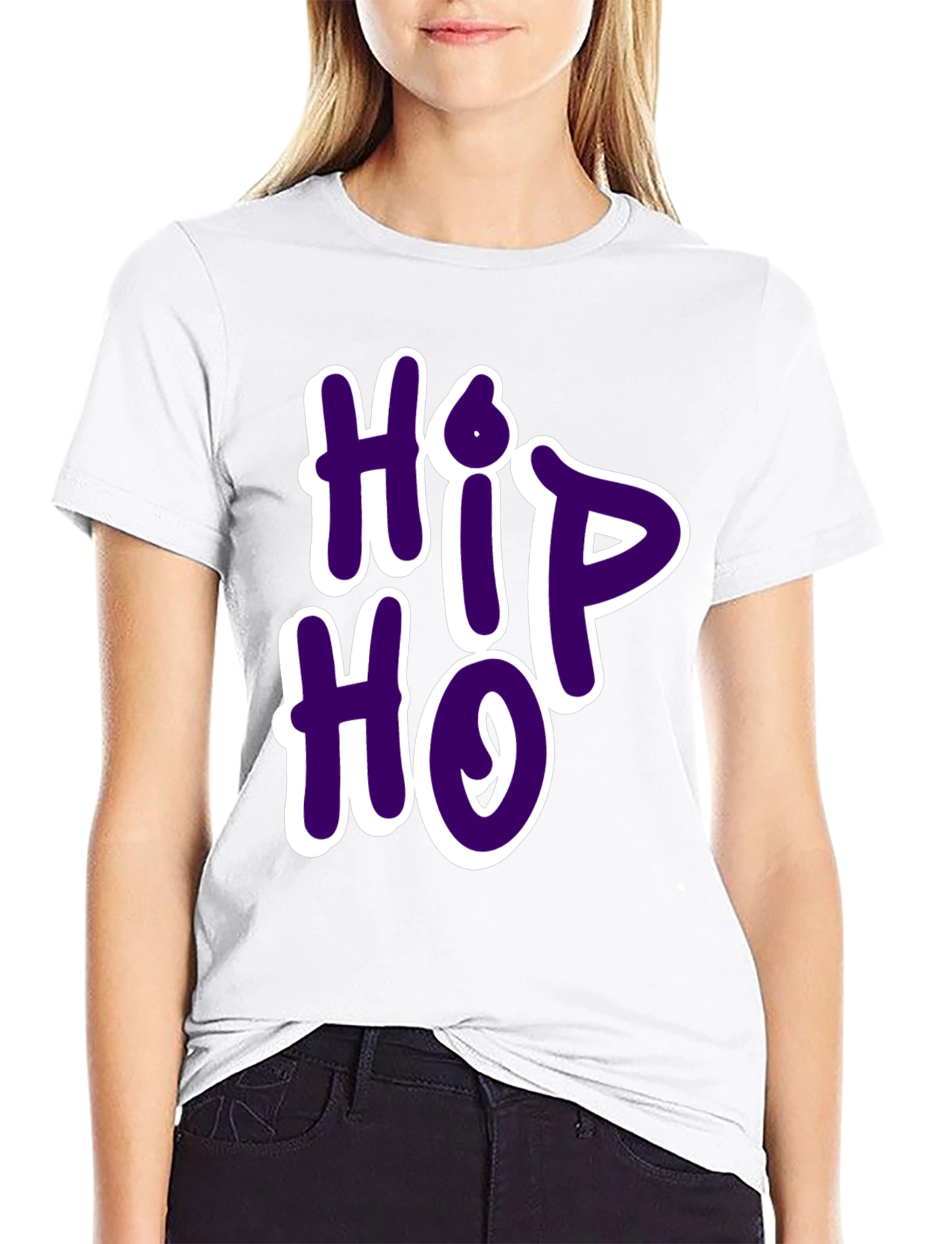 Hip Hop Graphic Tee - Casual Wear