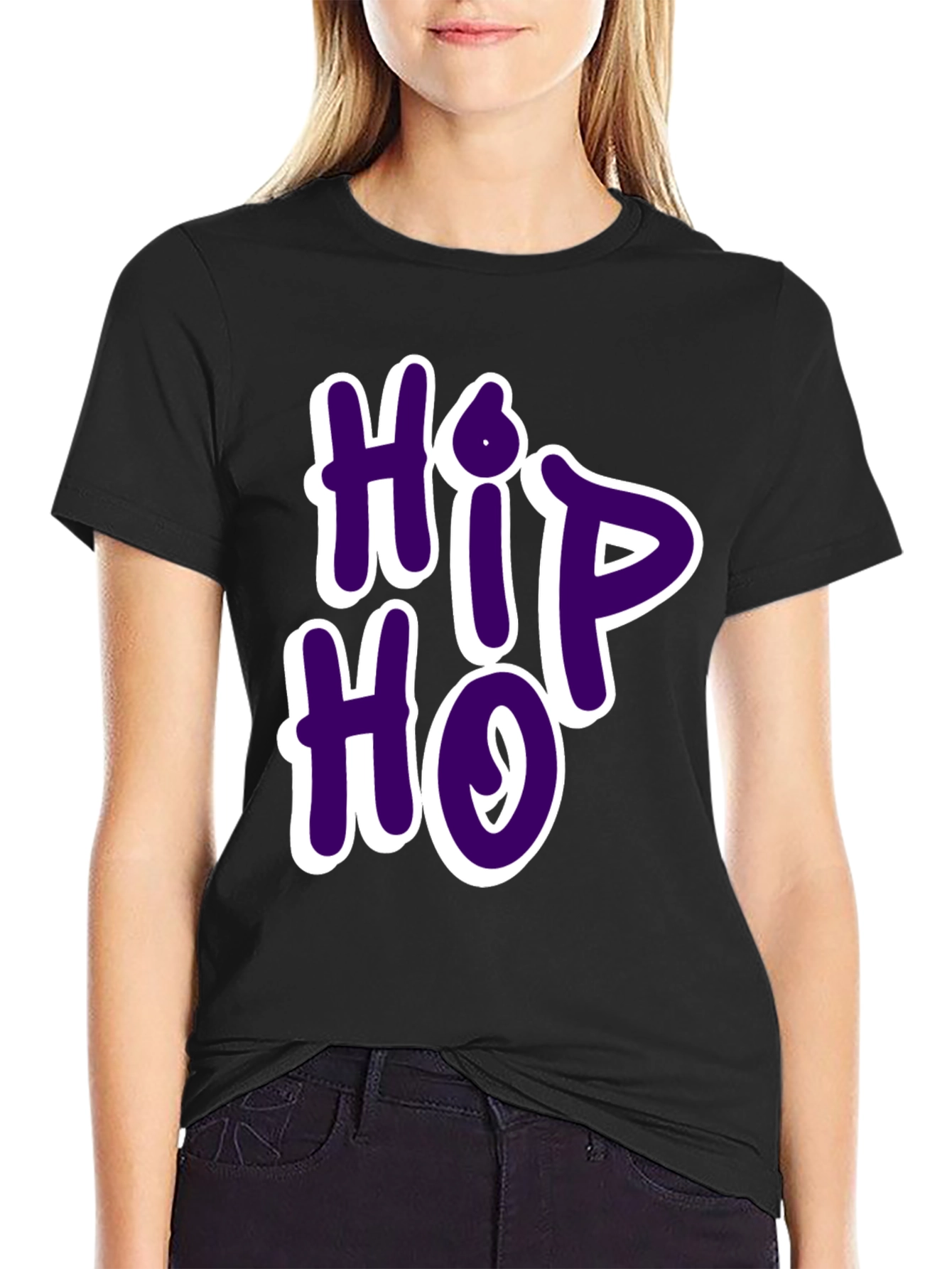 Hip Hop Graphic Tee - Casual Wear