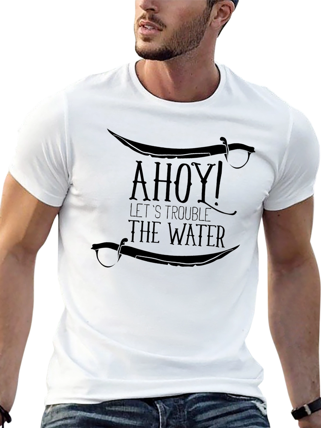 Ahoy! Pirate T-Shirt - Lets Trouble The Water