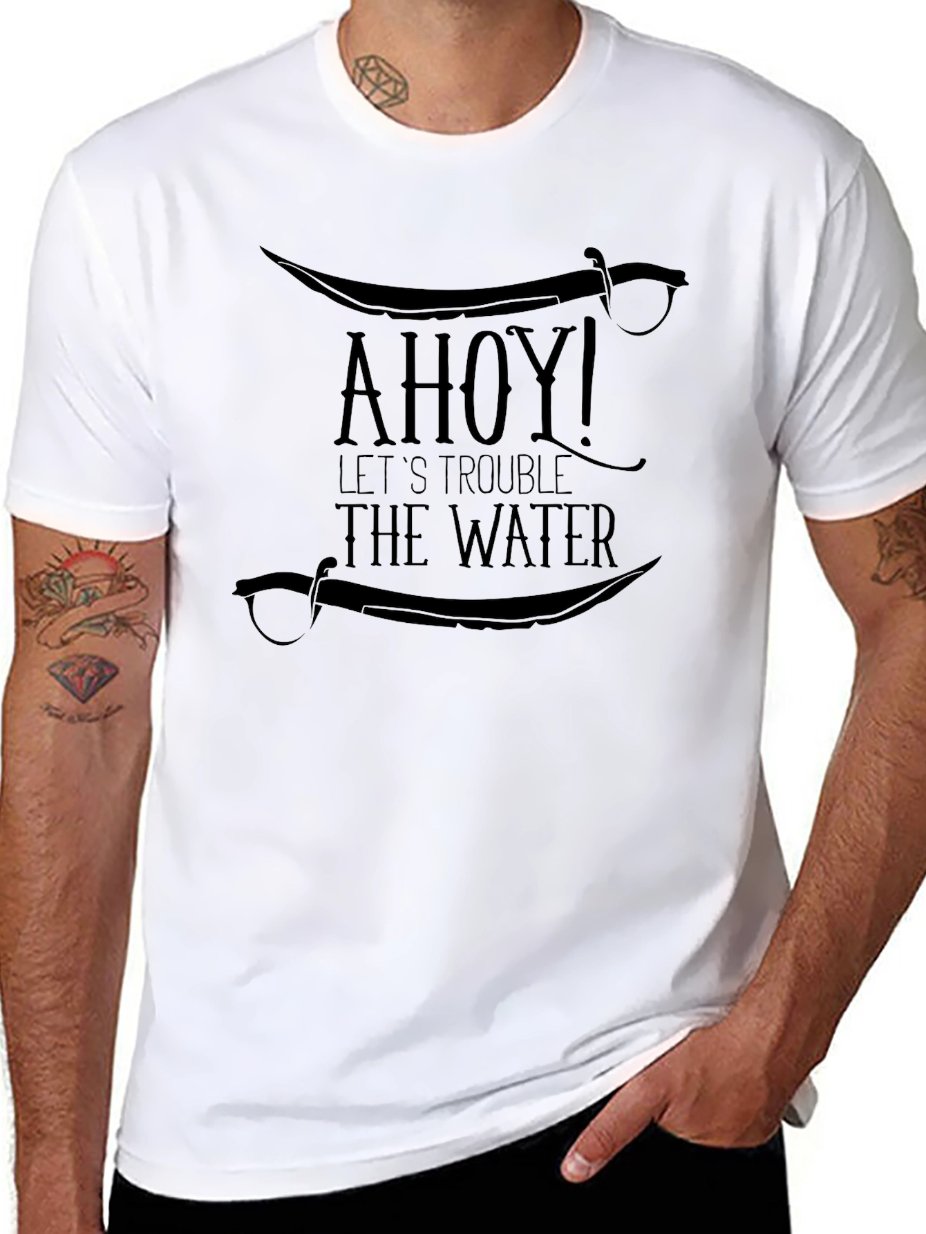 Ahoy! Pirate T-Shirt - Lets Trouble The Water
