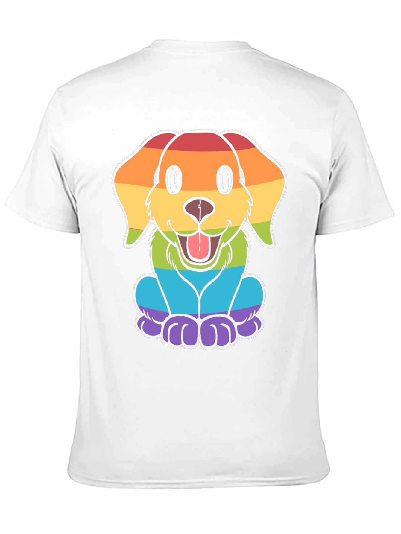 Rainbow Dog Graphic Tee - Pride Apparel