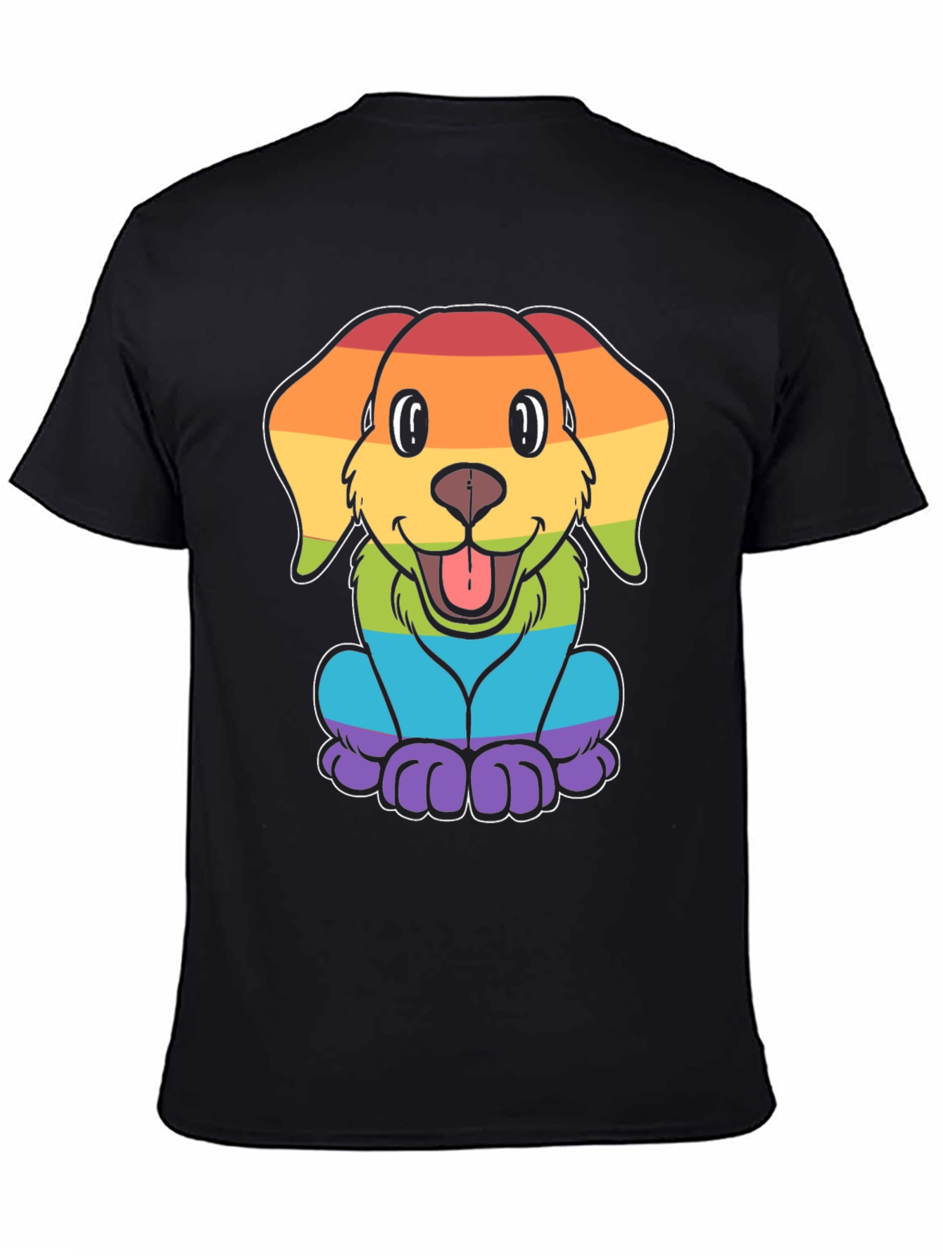 Rainbow Dog Graphic Tee - Pride Apparel