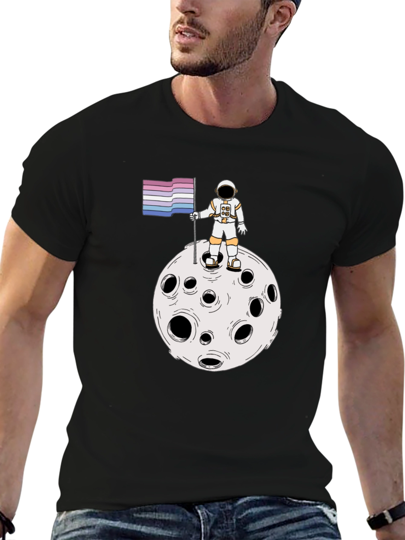 Omnisexual Pride Astronaut T-Shirt