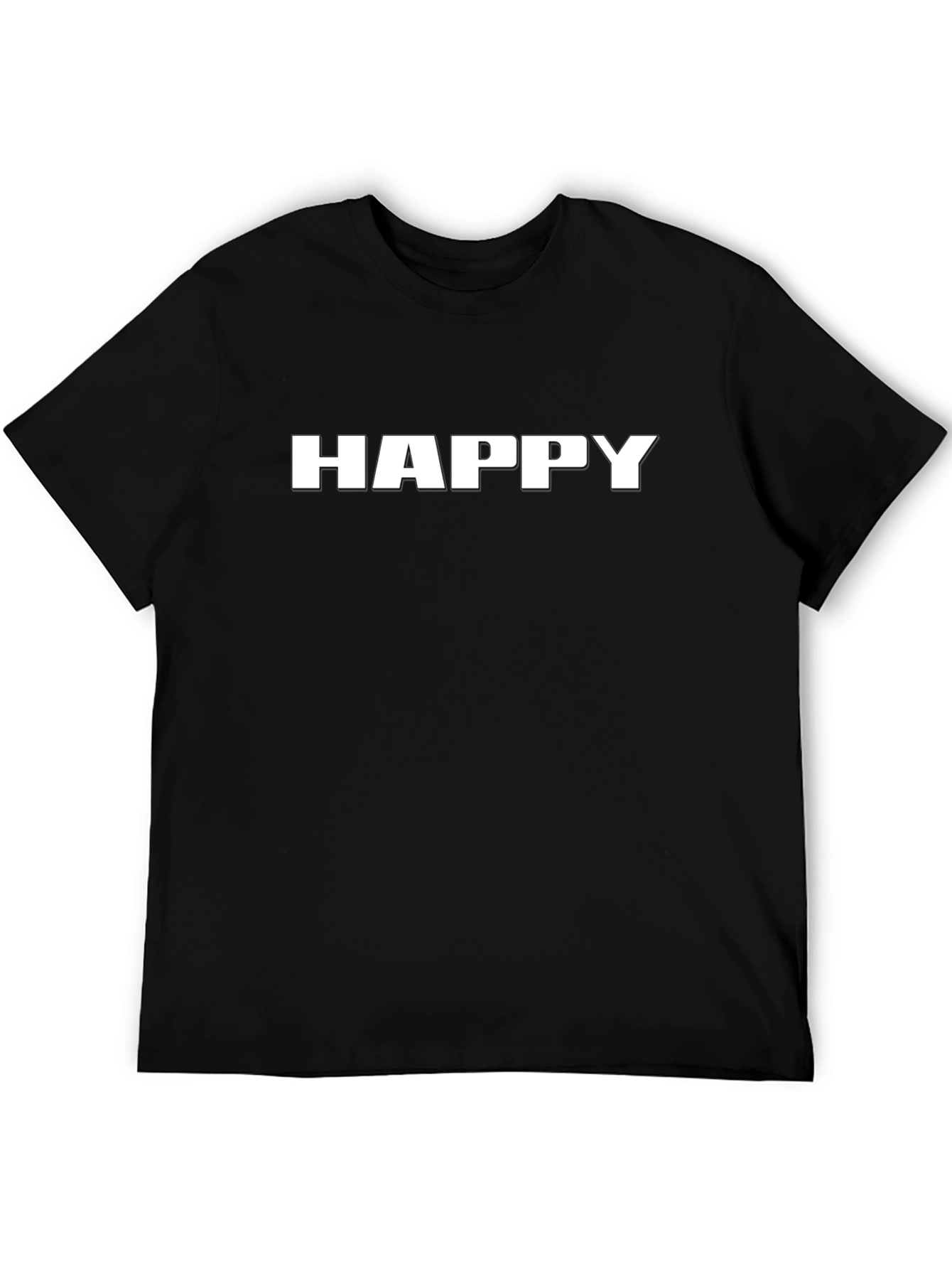Happy Graphic T-Shirt - Casual Wear
