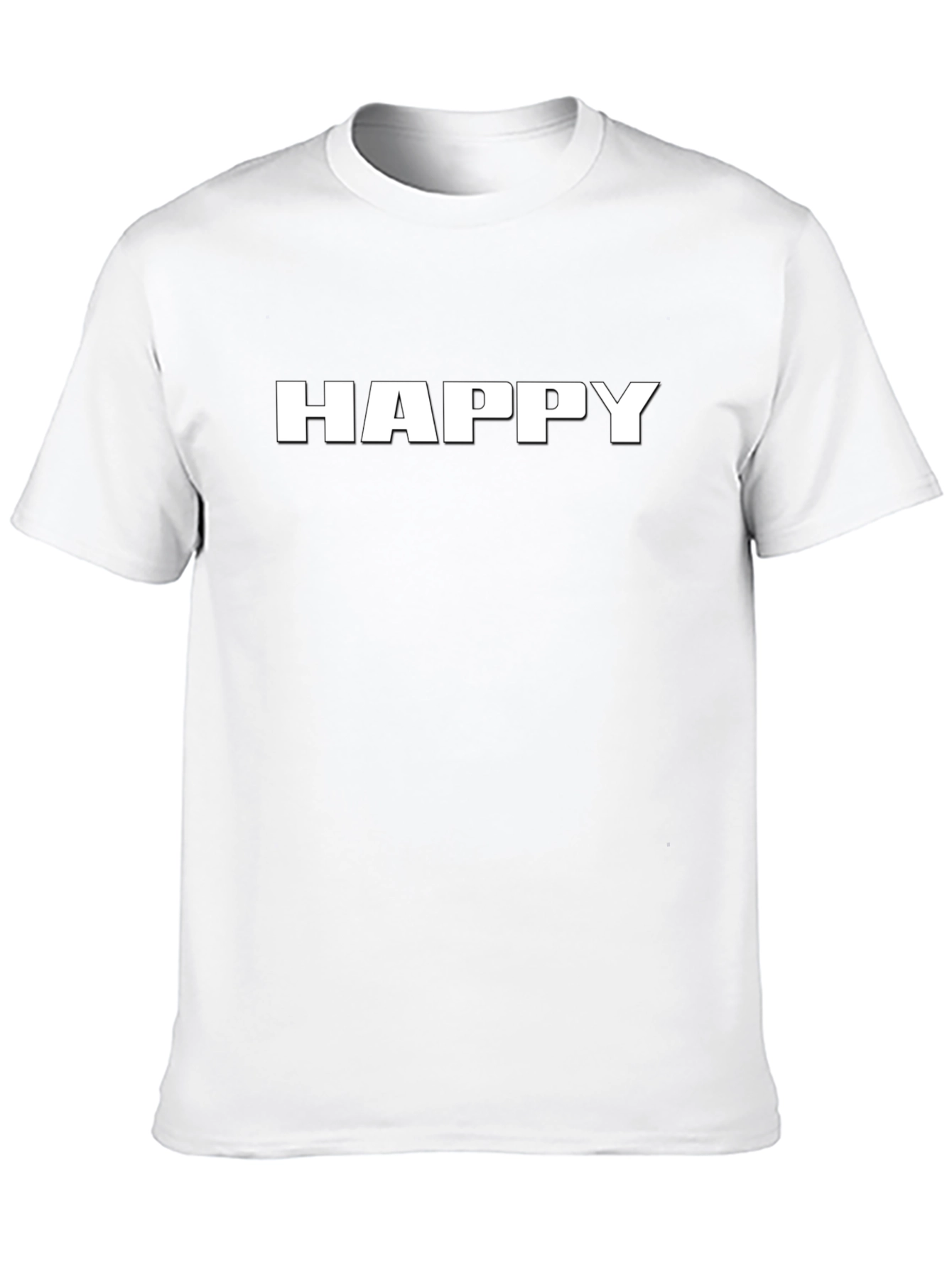 Happy Graphic T-Shirt - Casual Wear