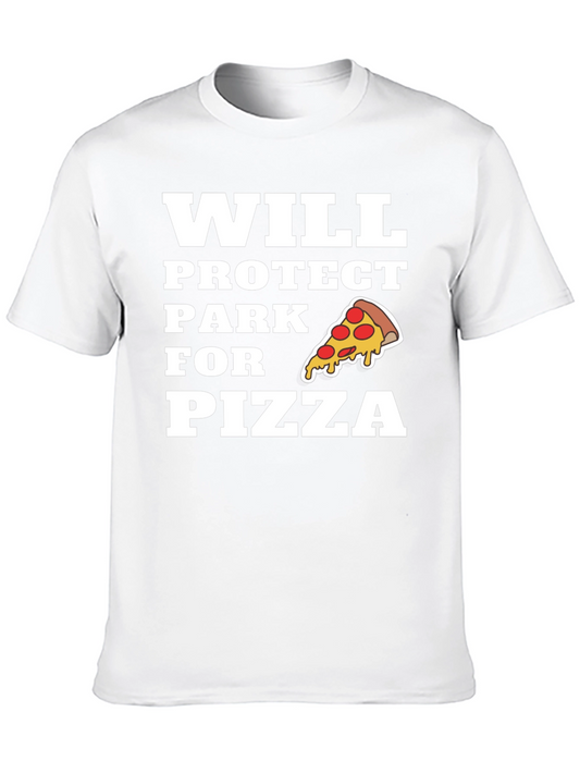 Protect Park for Pizza Funny Graphic T-Shirt