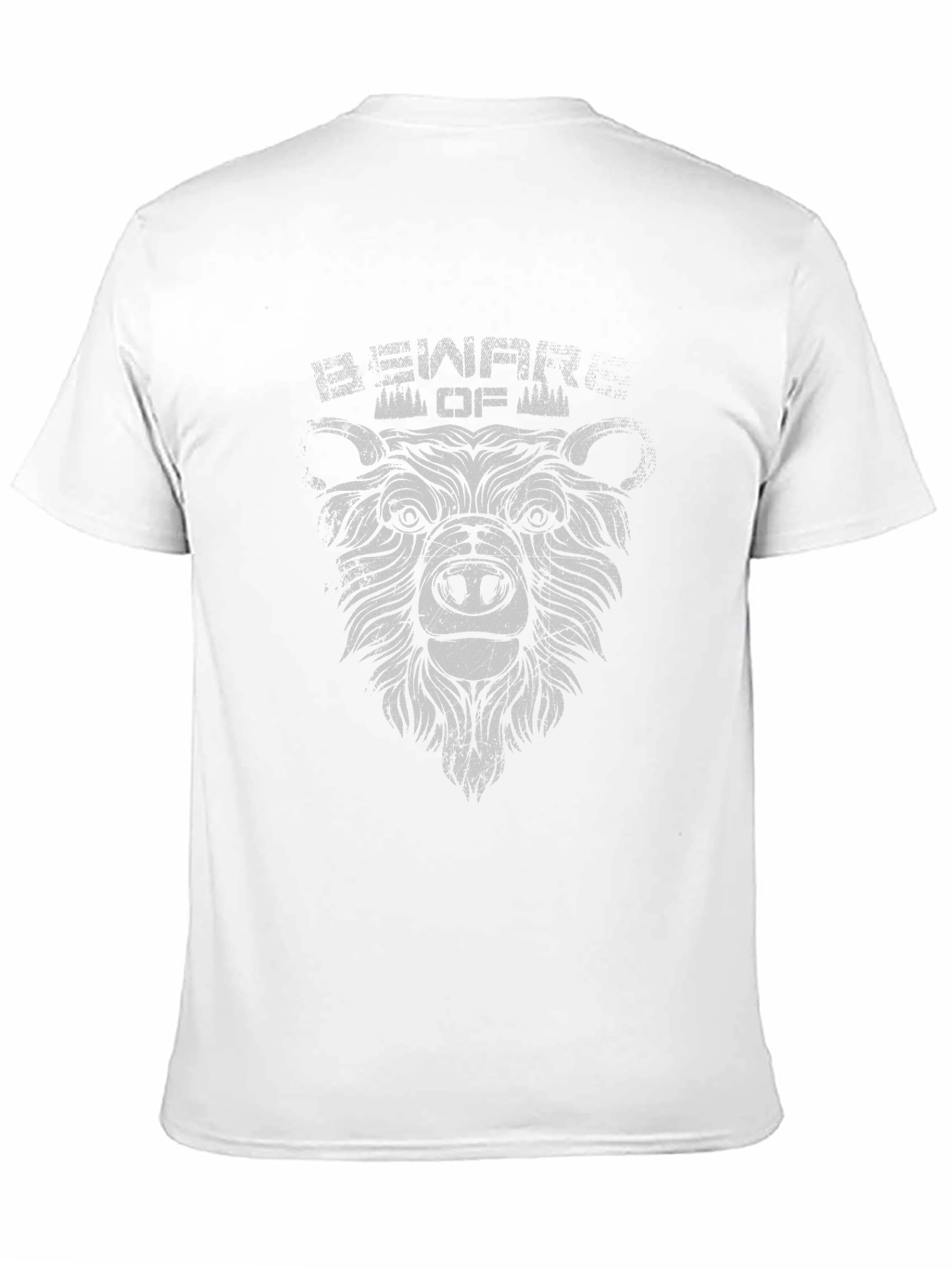 Beware of Bear Graphic Tee - Black