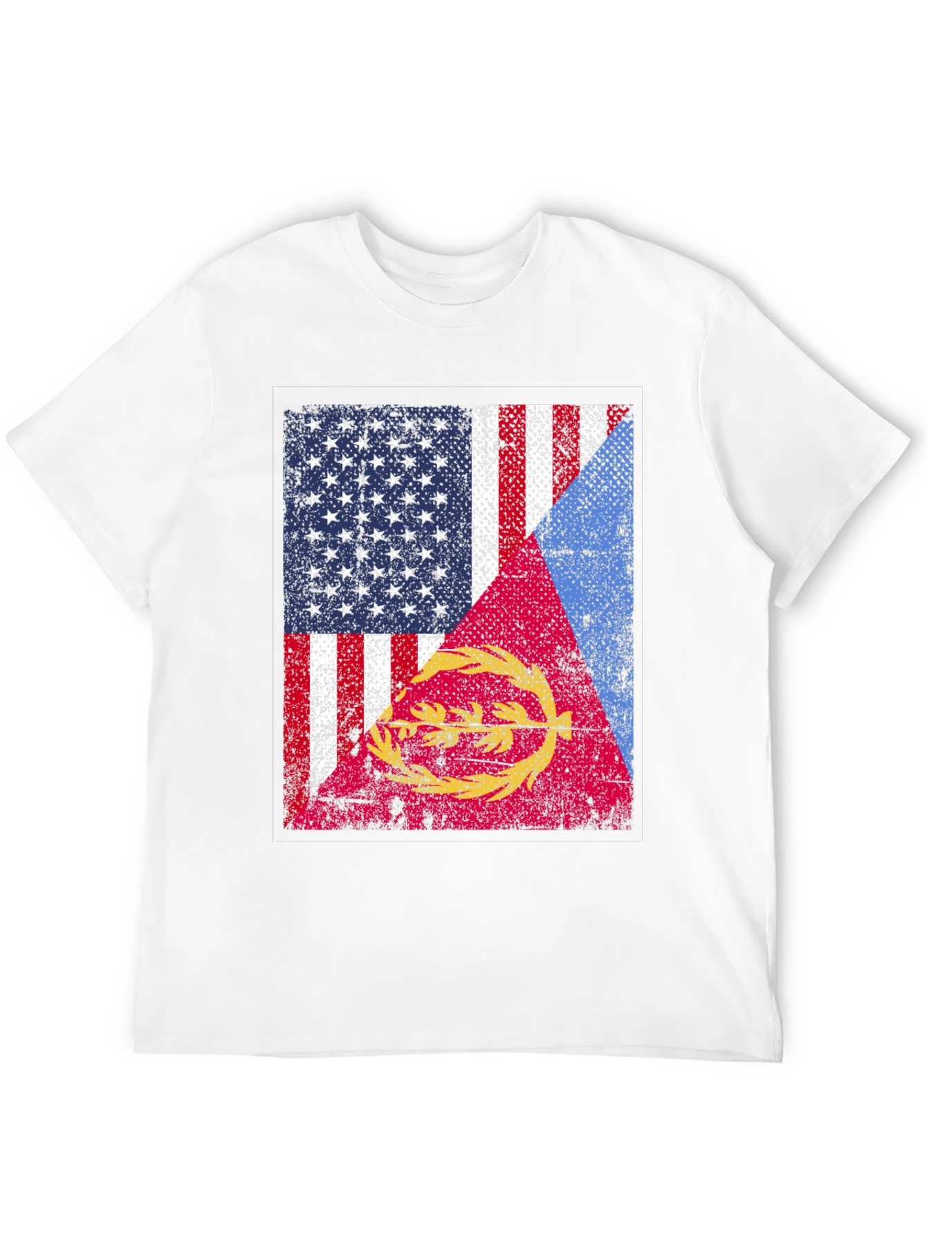 USA Eritrea Flag T-Shirt