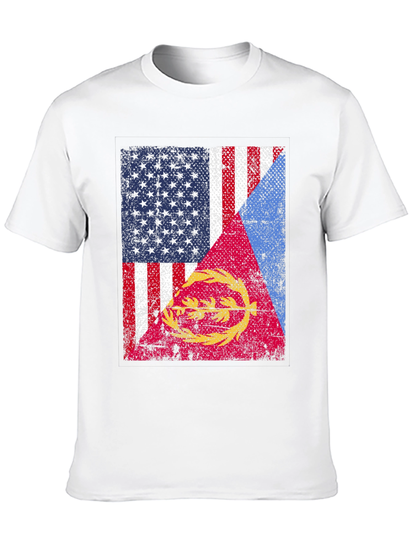 USA Eritrea Flag T-Shirt