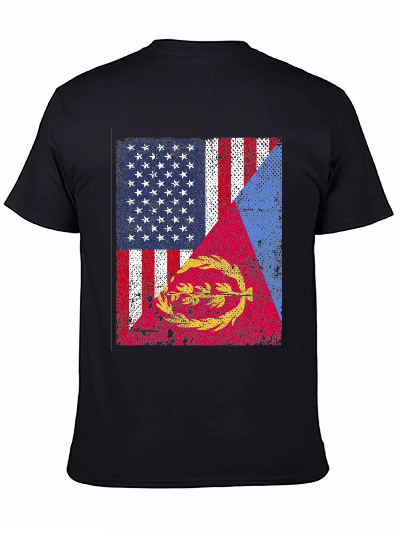 USA Eritrea Flag T-Shirt