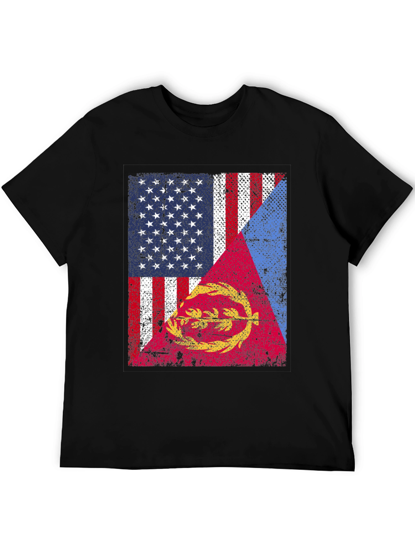 USA Eritrea Flag T-Shirt