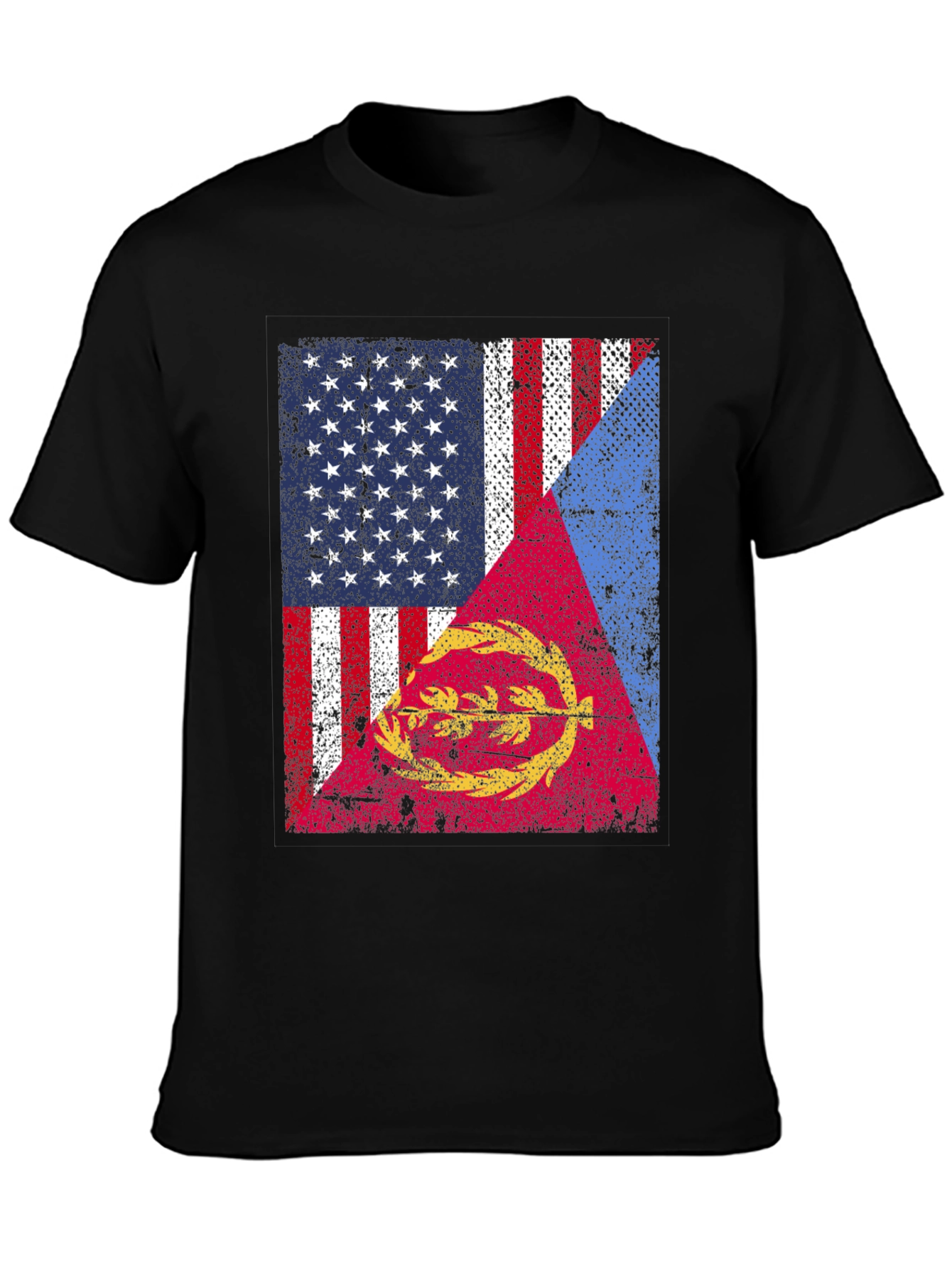 USA Eritrea Flag T-Shirt