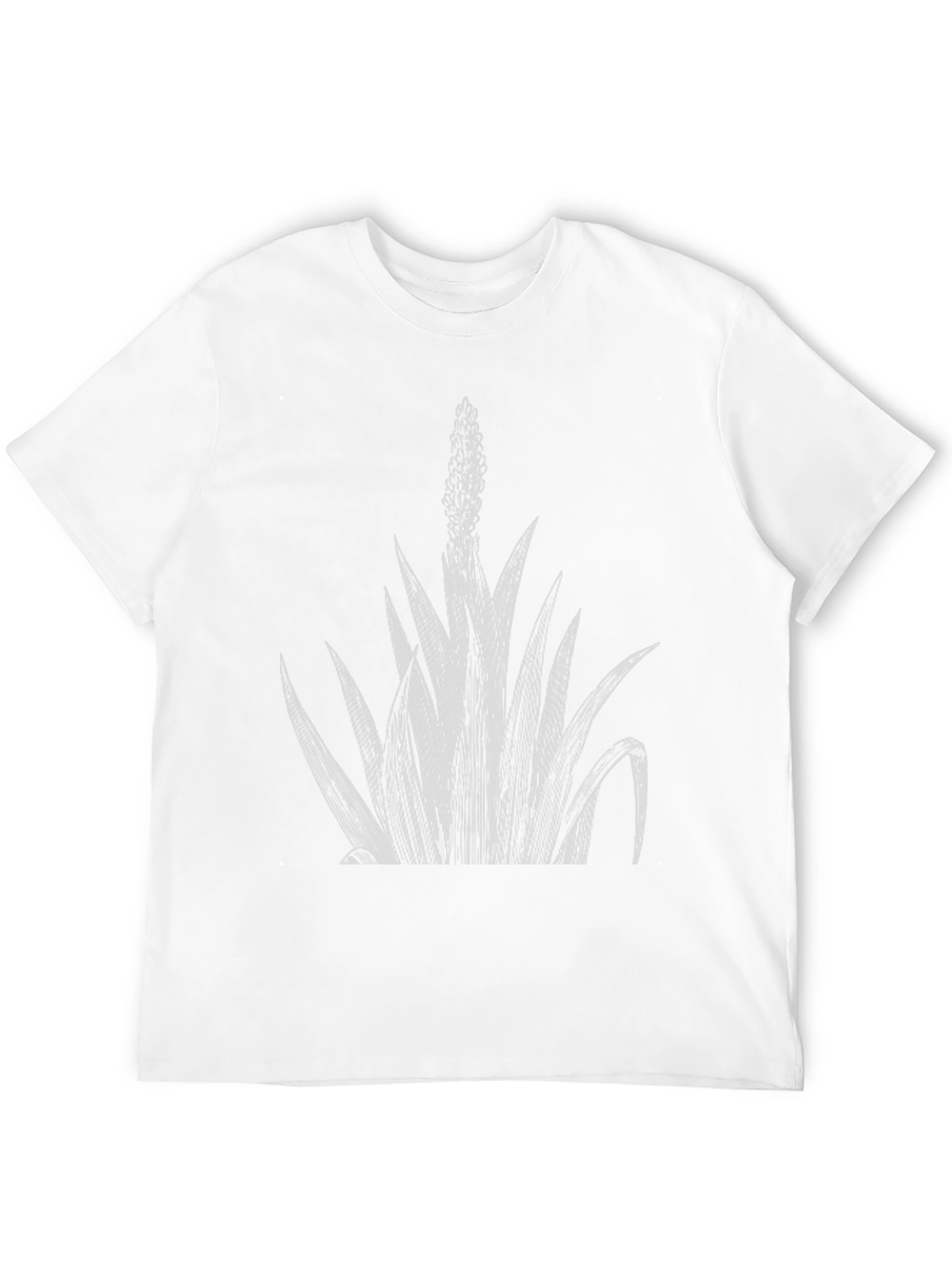 Botanical Graphic Print Black T-Shirt