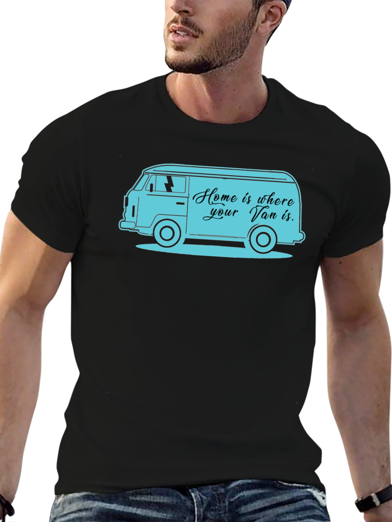 Home Is Where Your Van Is Graphic Tee
