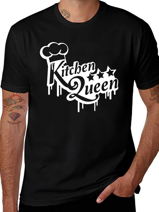 Kitchen Queen Graphic T-Shirt - Black