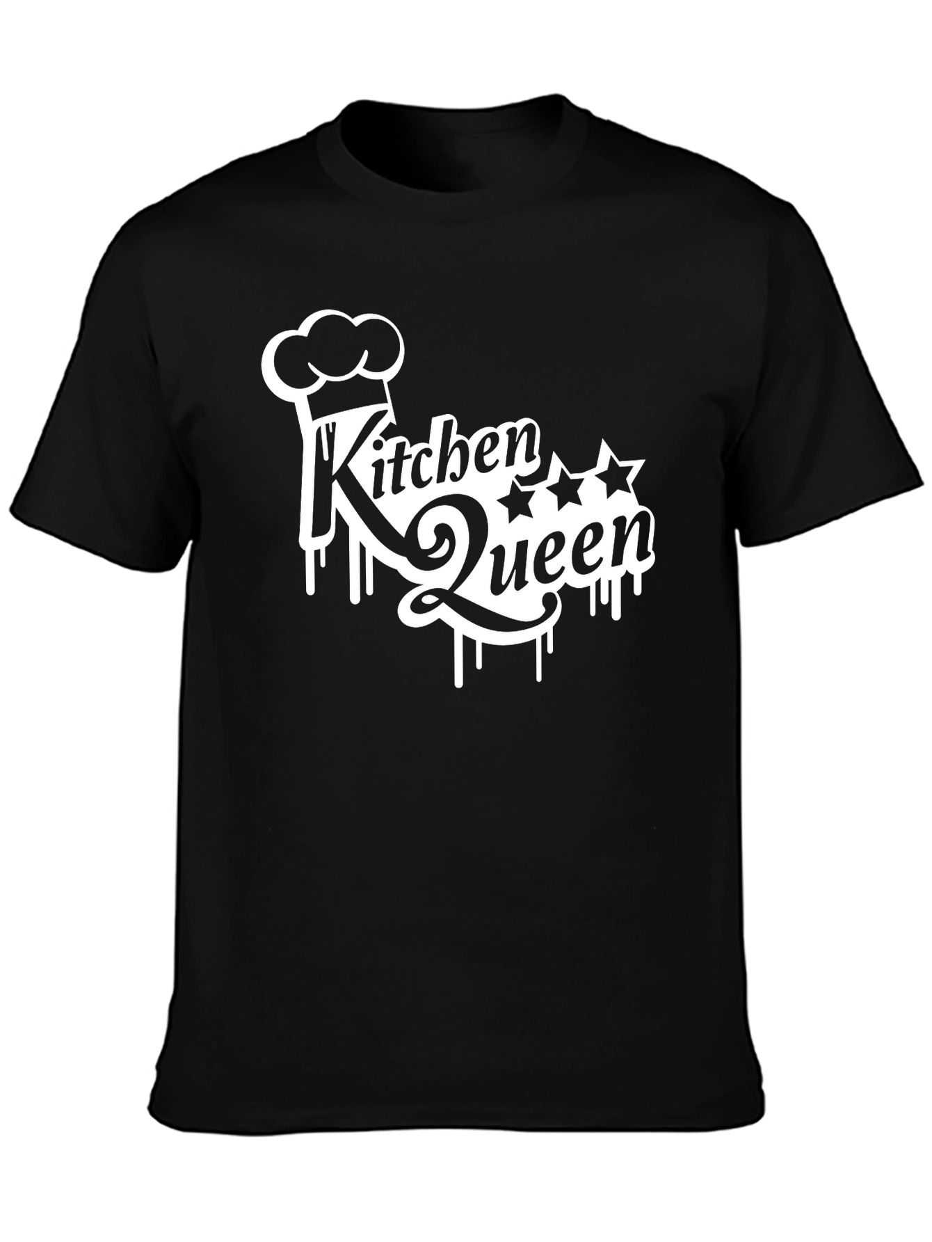 Kitchen Queen Graphic T-Shirt - Black