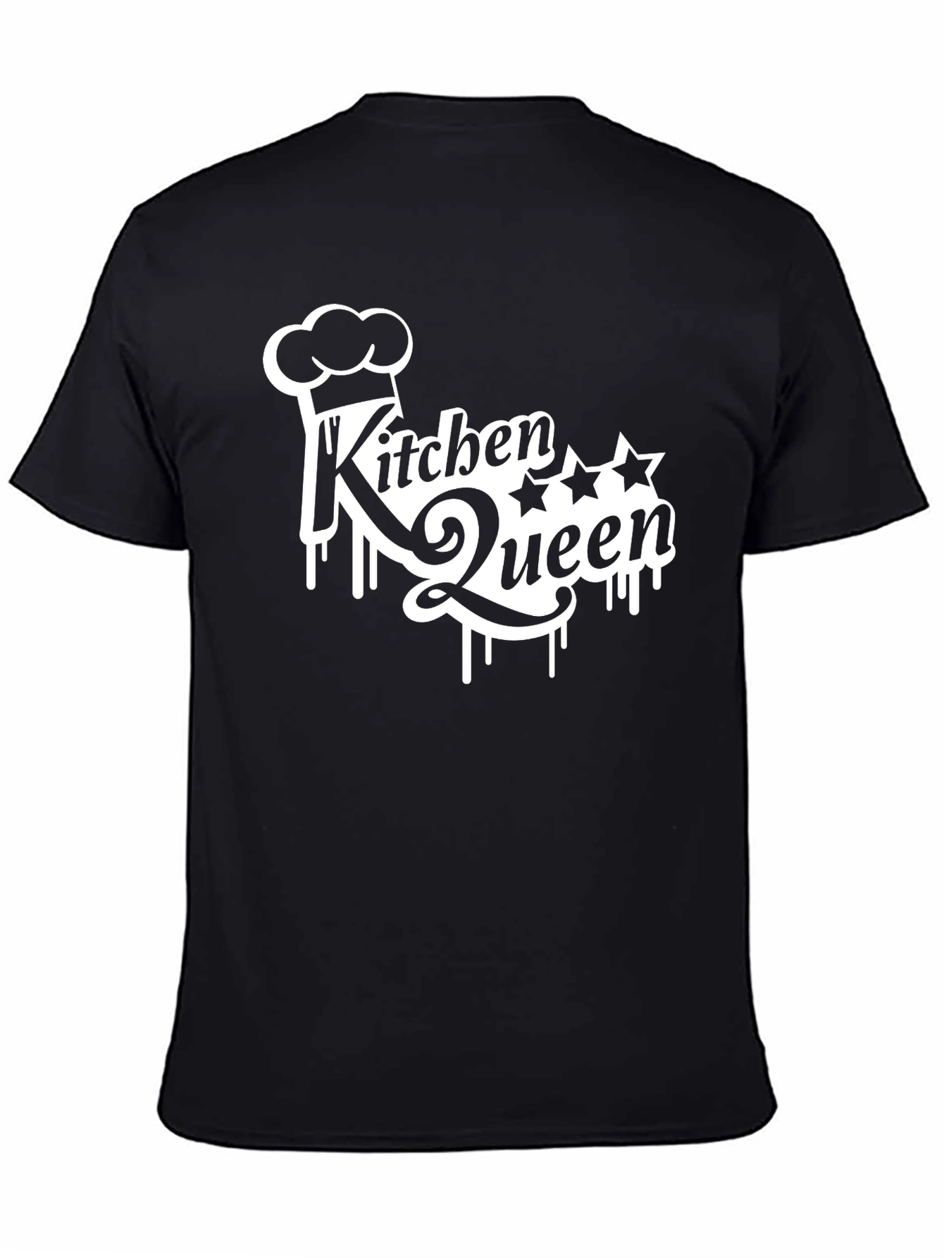 Kitchen Queen Graphic T-Shirt - Black