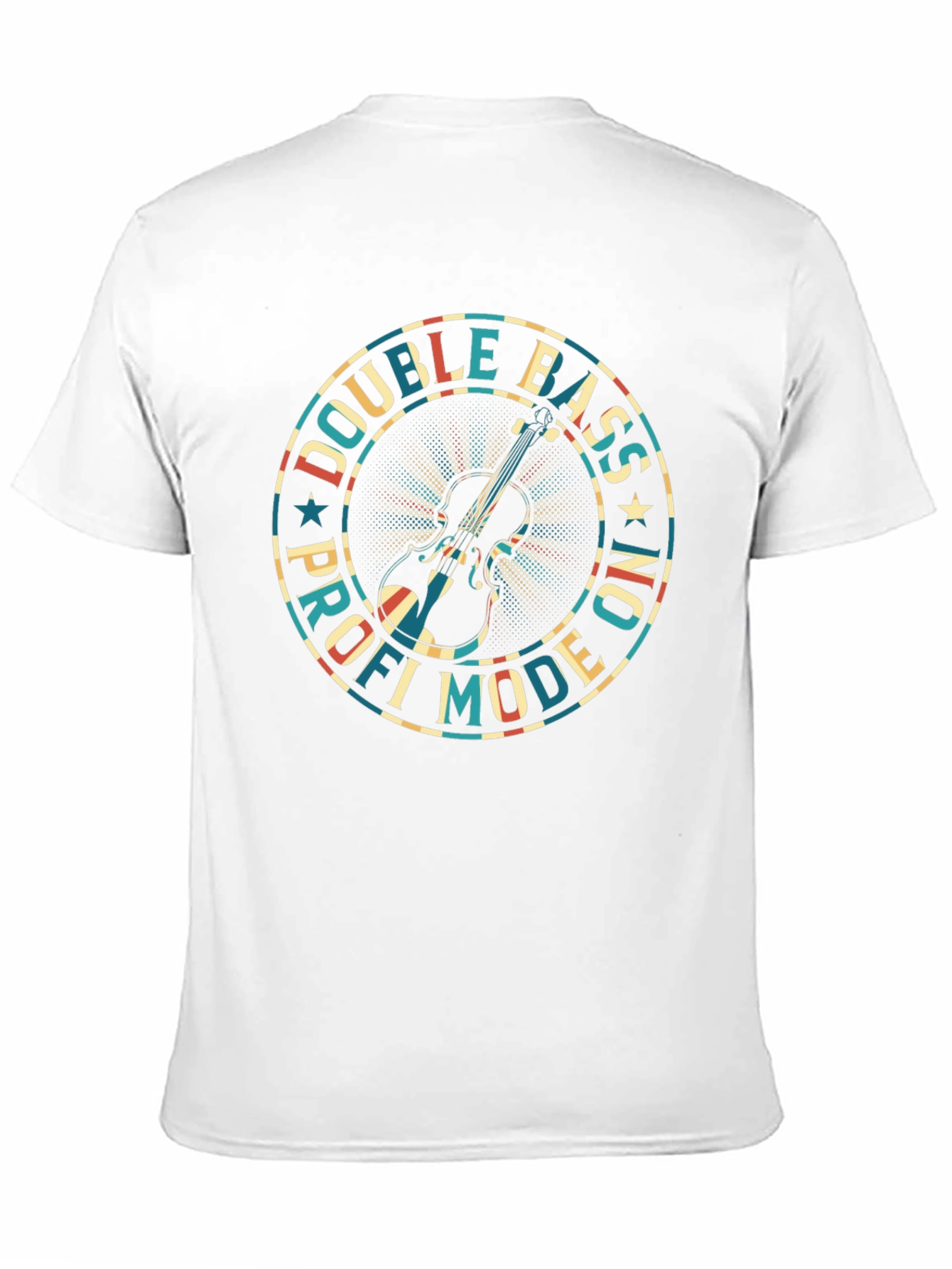 Double Bass Pro Mode On Black T-Shirt
