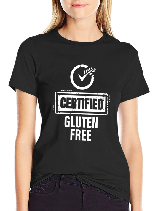 Certified Gluten-Free Black T-Shirt