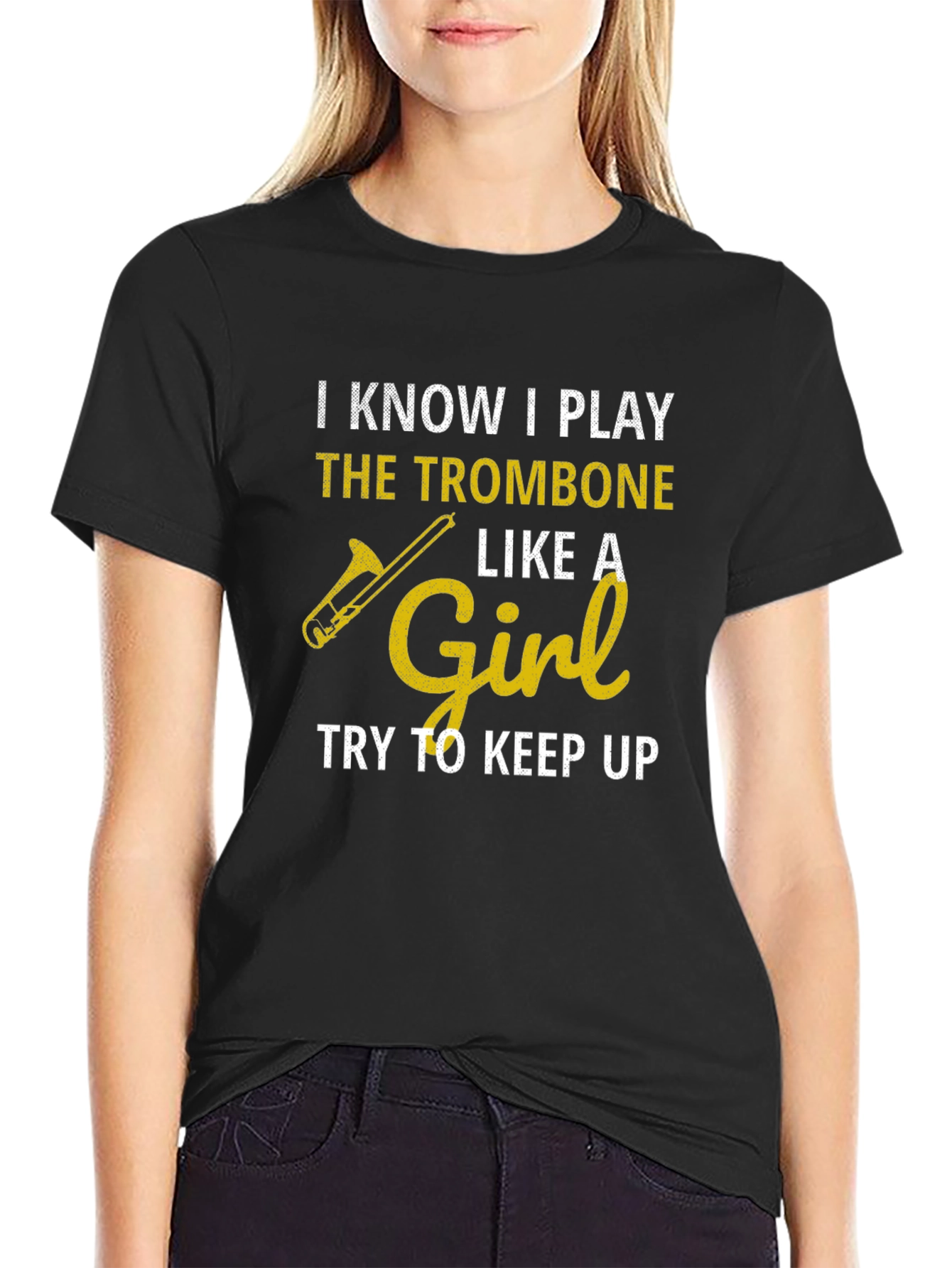 Trombone Player T-Shirt - I Play Like A Girl