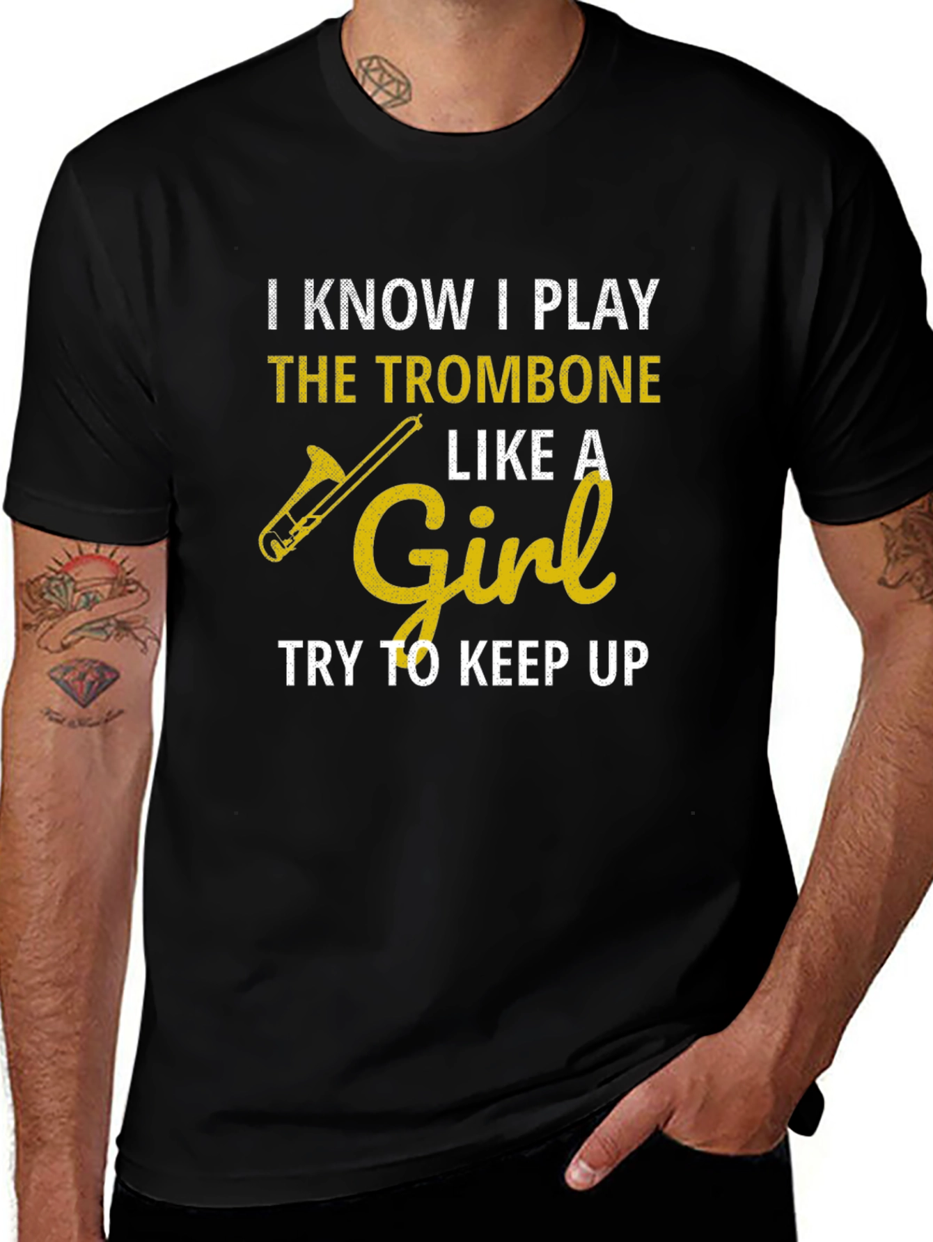 Trombone Player T-Shirt - I Play Like A Girl