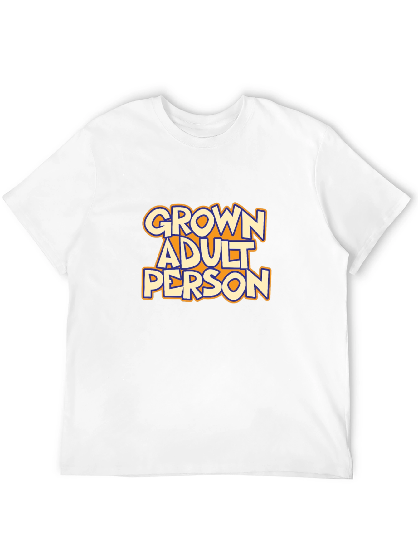 Grown Adult Person Graphic T-Shirt