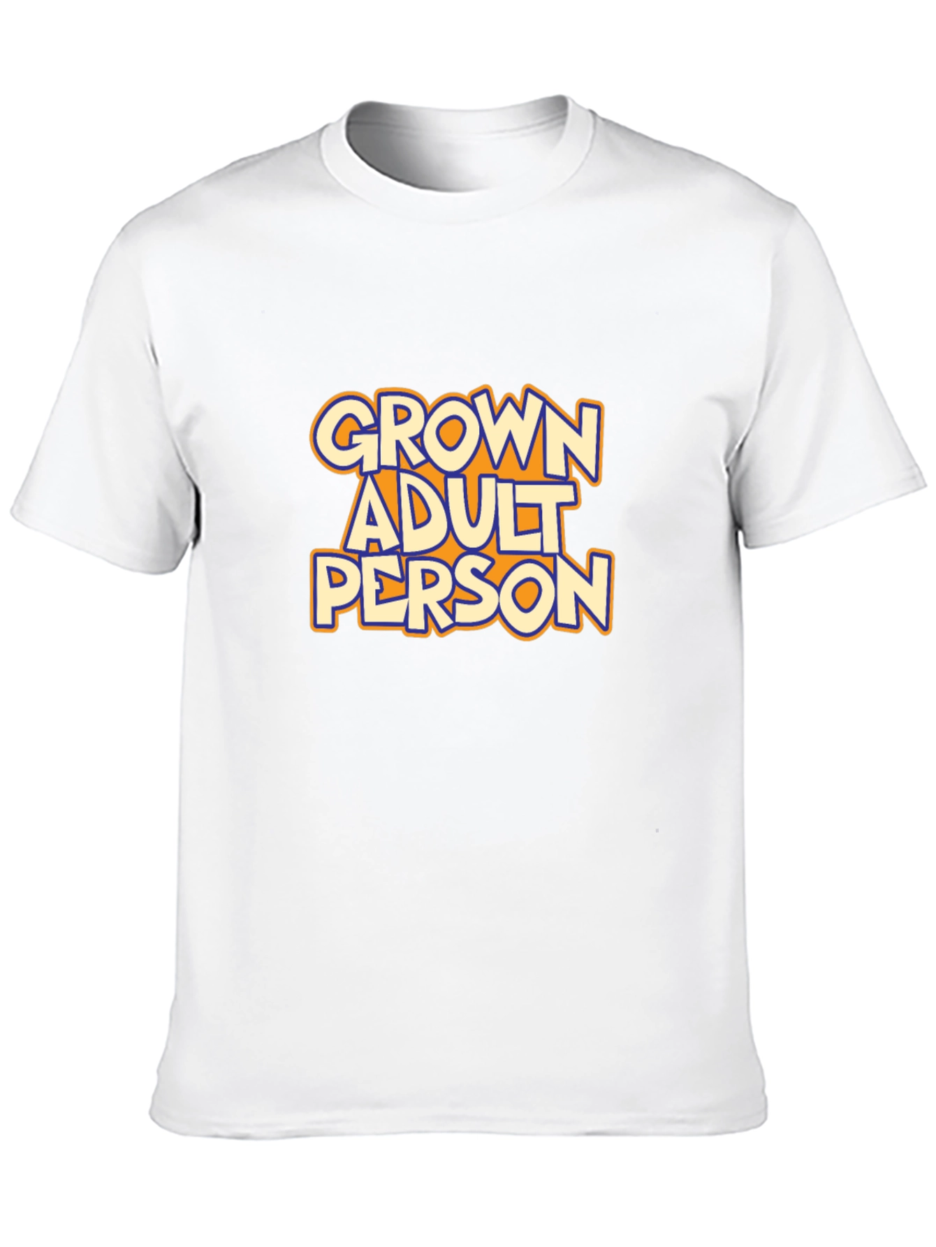 Grown Adult Person Graphic T-Shirt