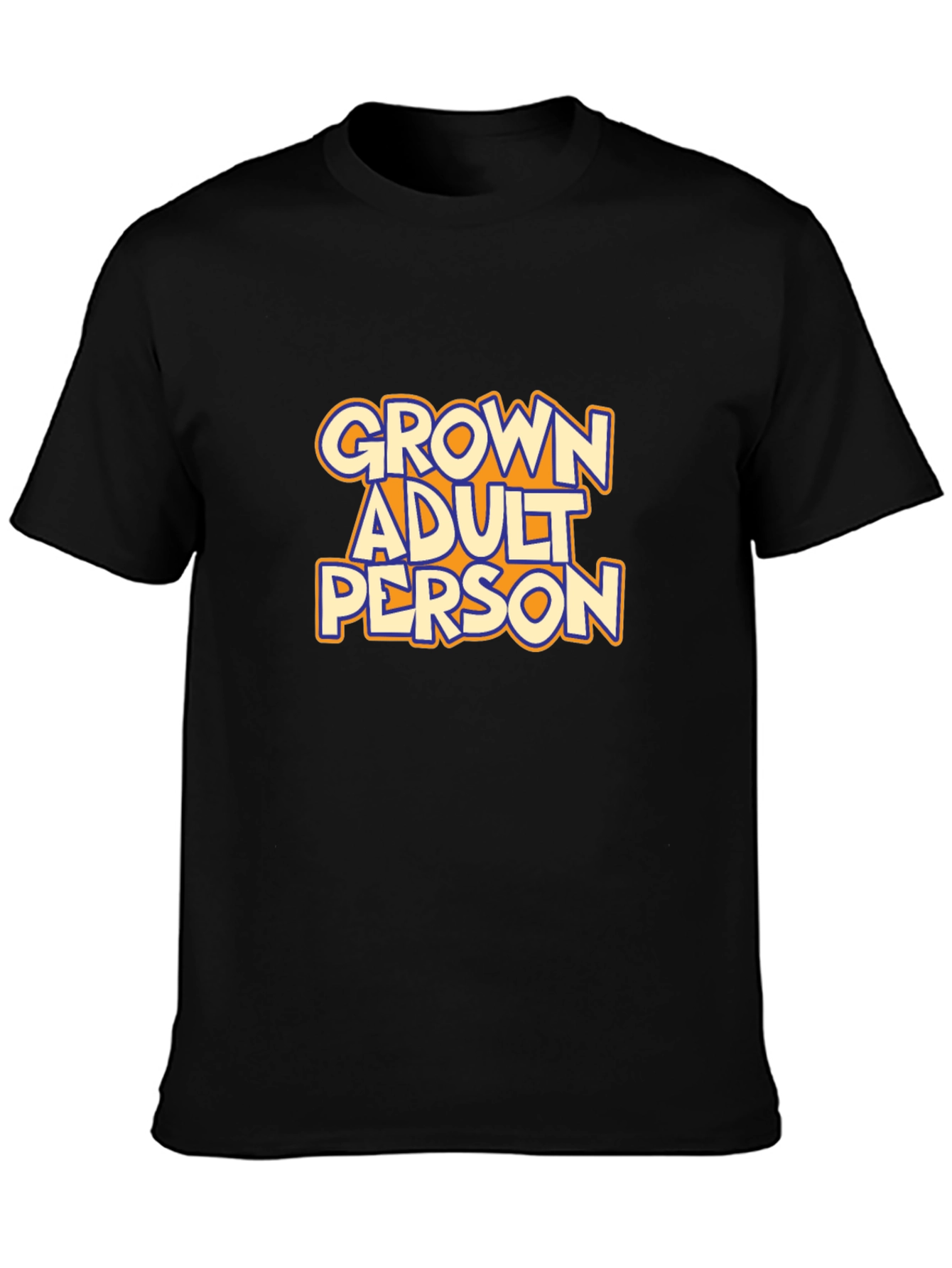 Grown Adult Person Graphic T-Shirt