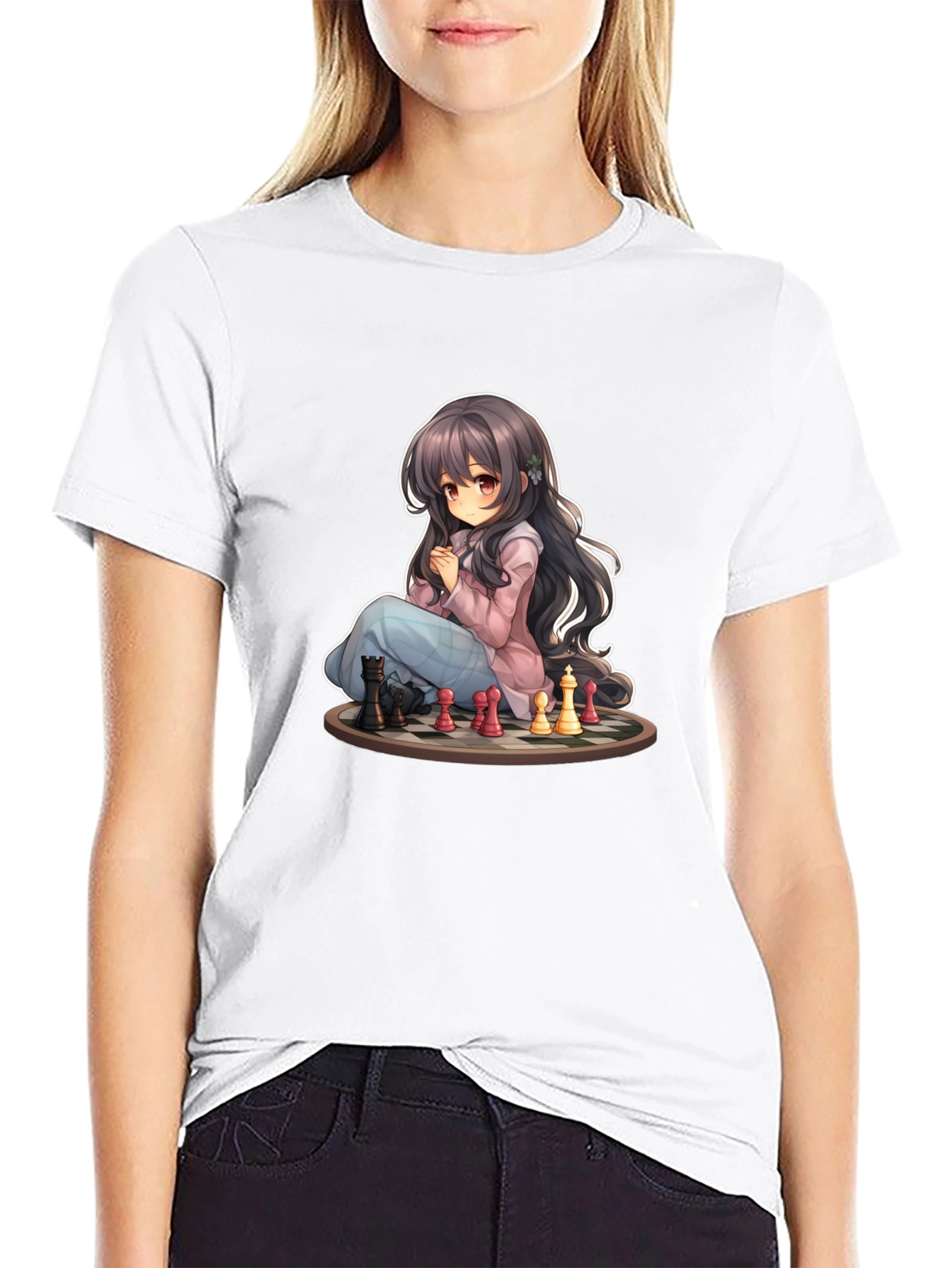 Anime Chess T-Shirt - Unique Graphic Tee