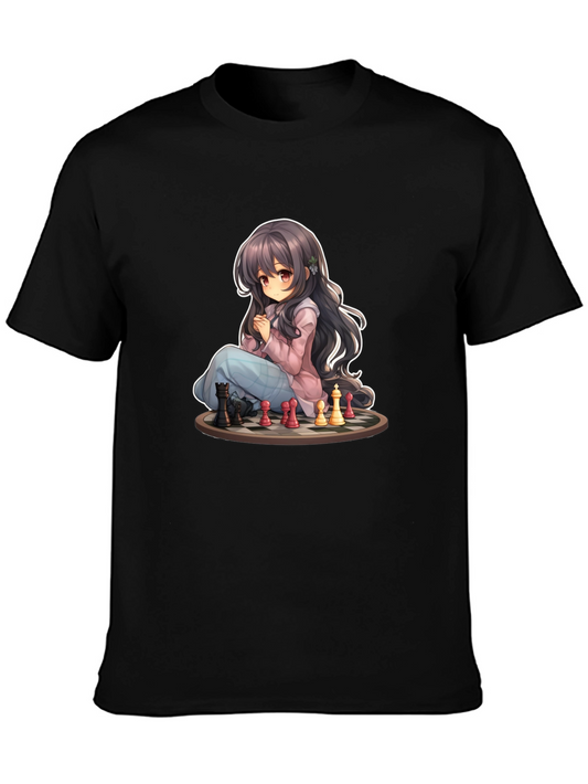 Anime Chess T-Shirt - Unique Graphic Tee