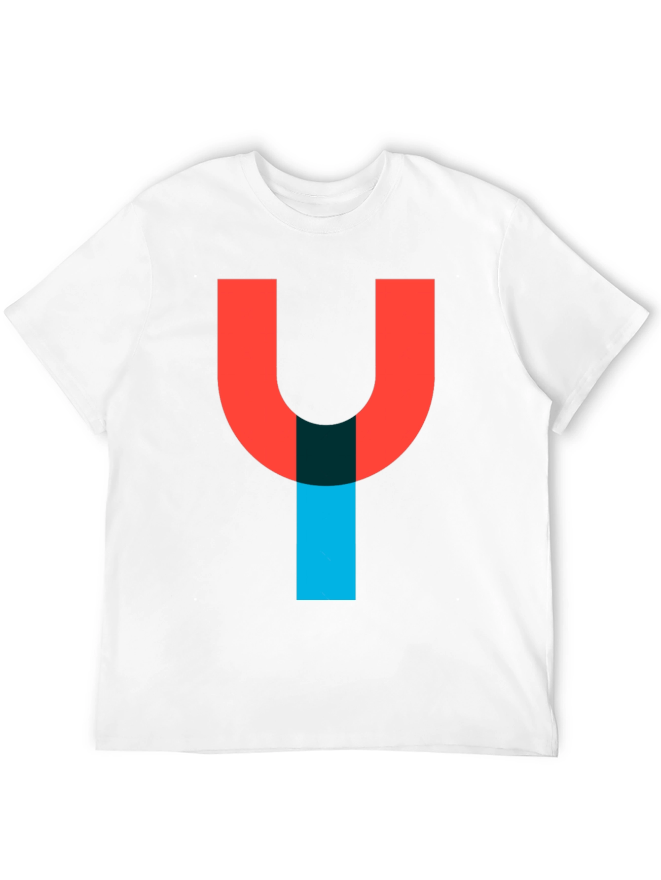 Modern Letter Y Graphic Tee - Casual Style