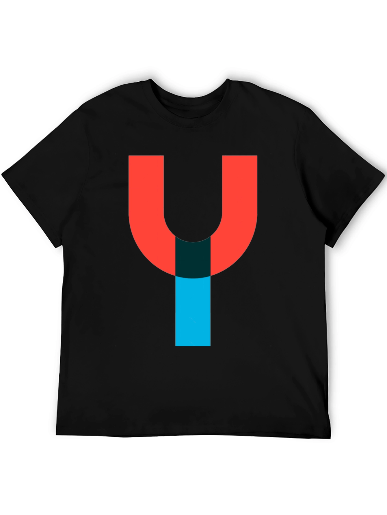 Modern Letter Y Graphic Tee - Casual Style