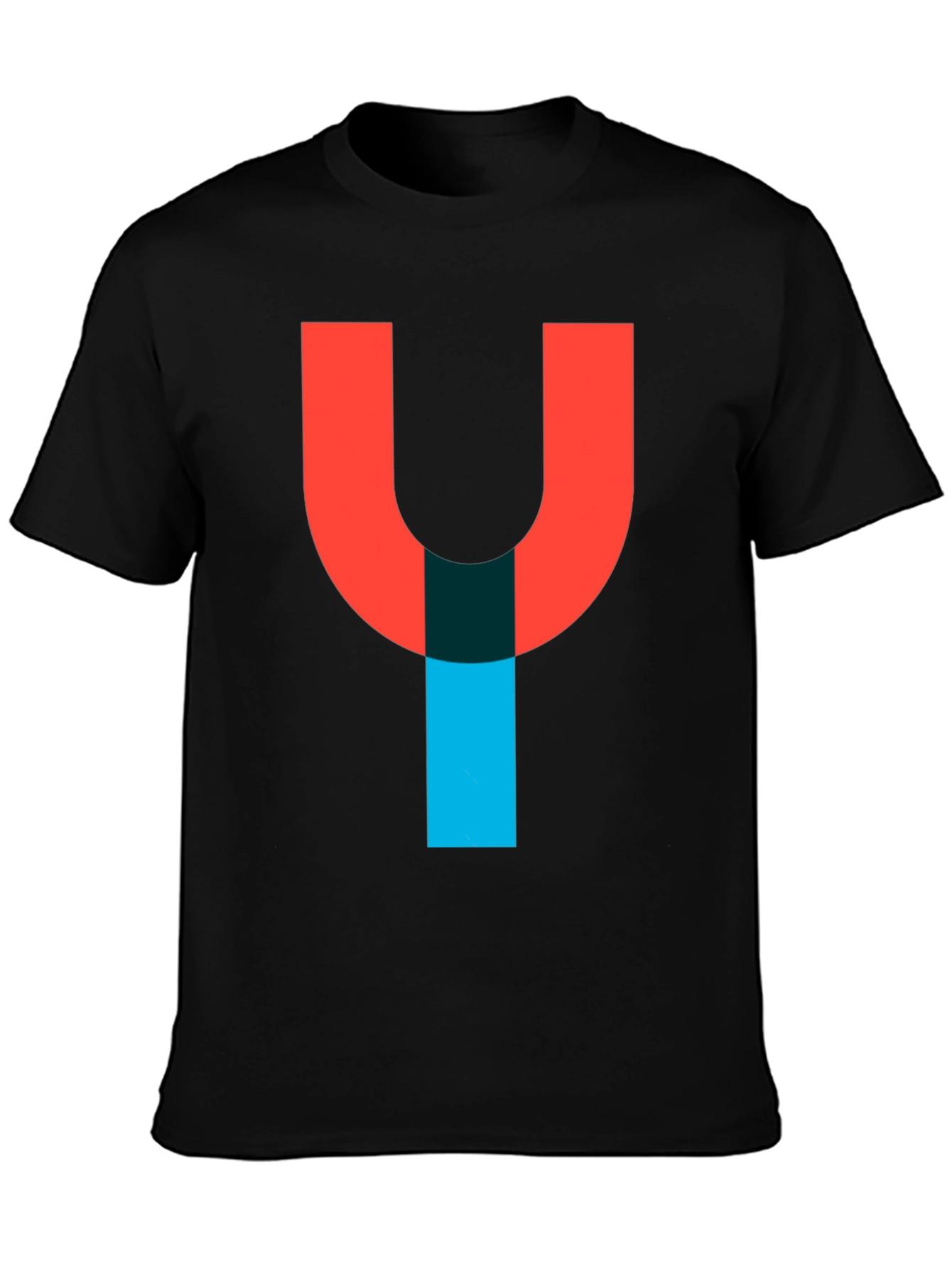 Modern Letter Y Graphic Tee - Casual Style