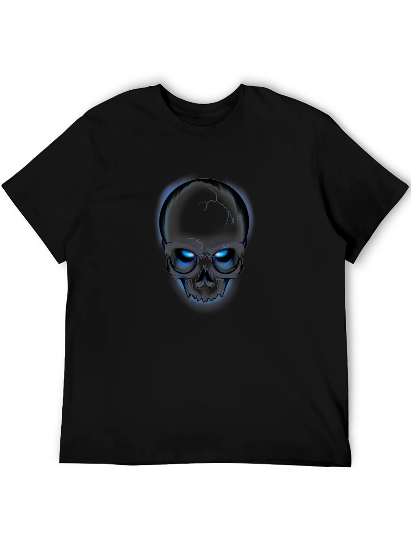 Skull T-Shirt - Glowing Eyes Graphic Tee
