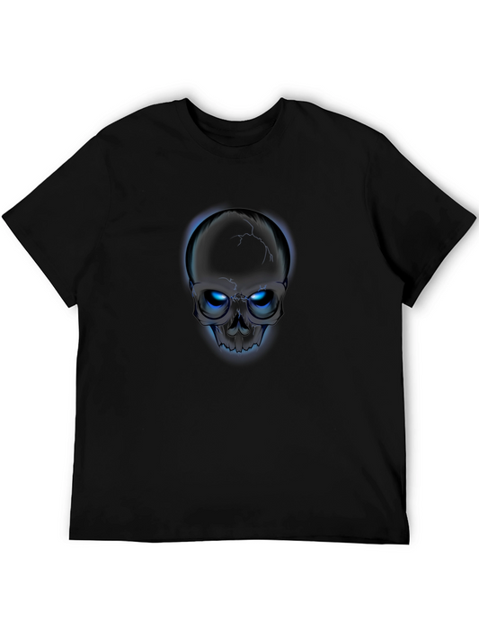 Skull T-Shirt - Glowing Eyes Graphic Tee