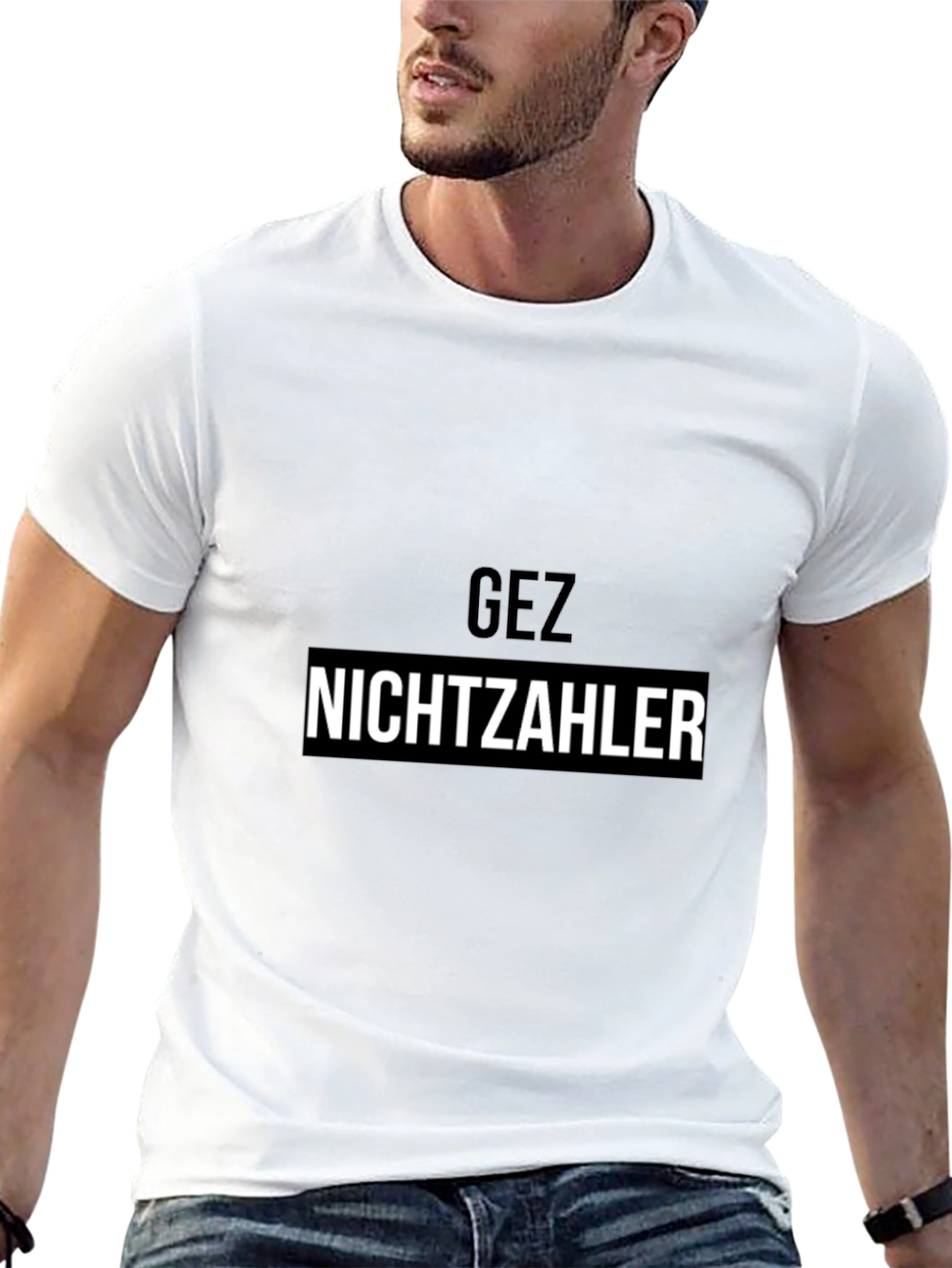 GEZ Nichtzahler Black T-Shirt - Bold Statement Tee