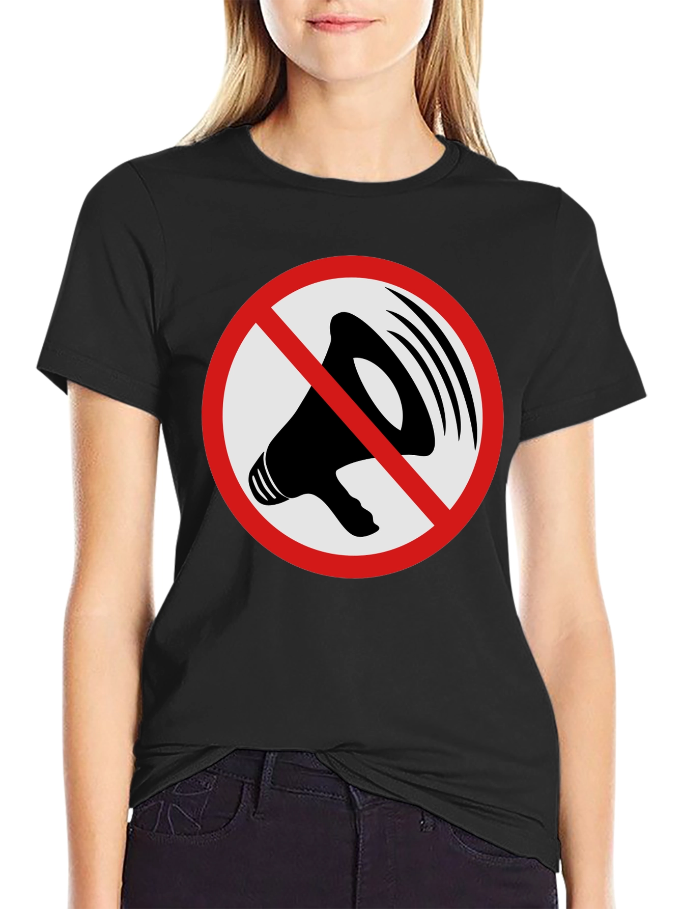 Speak Out Mens Graphic Tee - Black