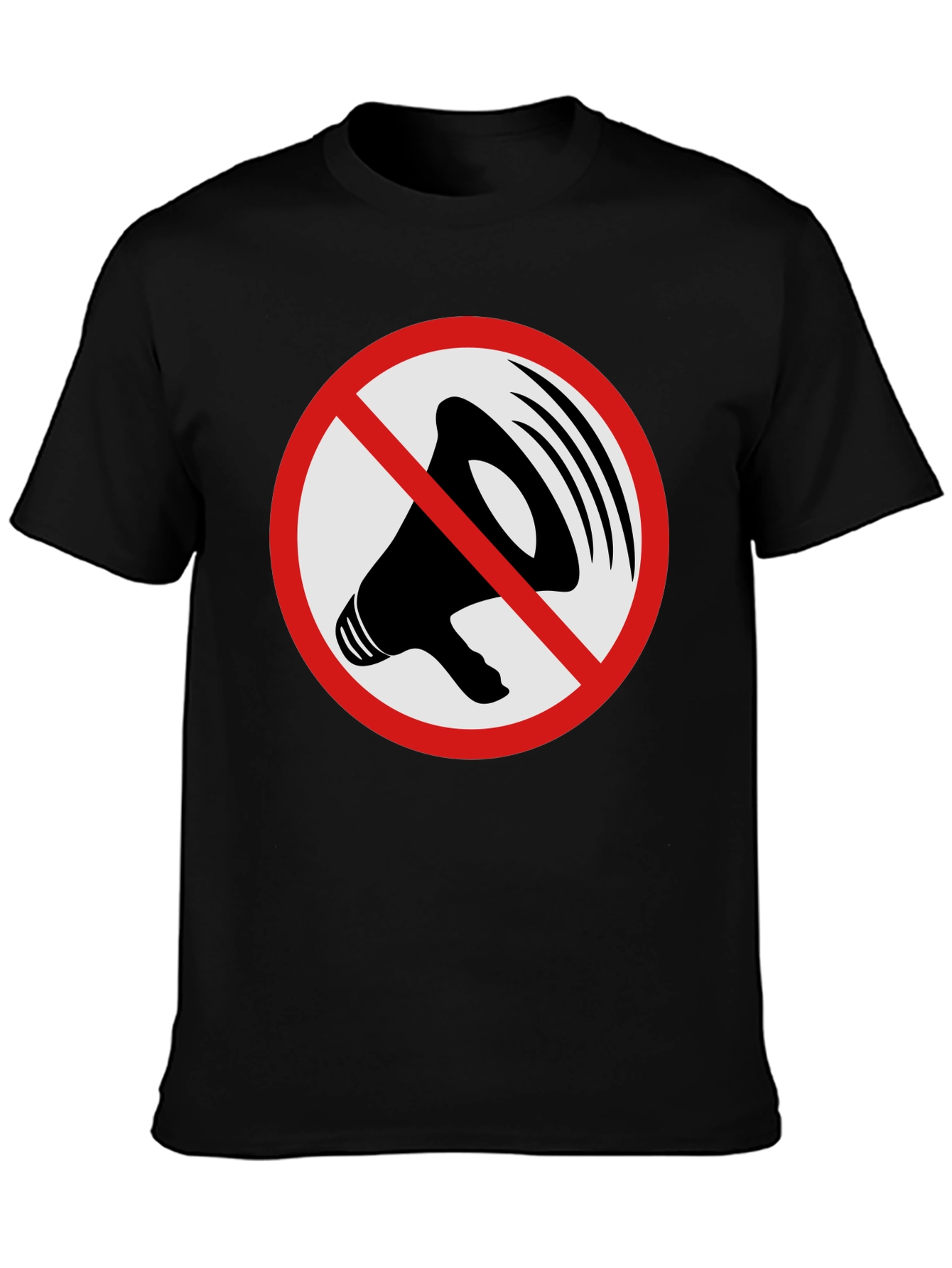 Speak Out Mens Graphic Tee - Black