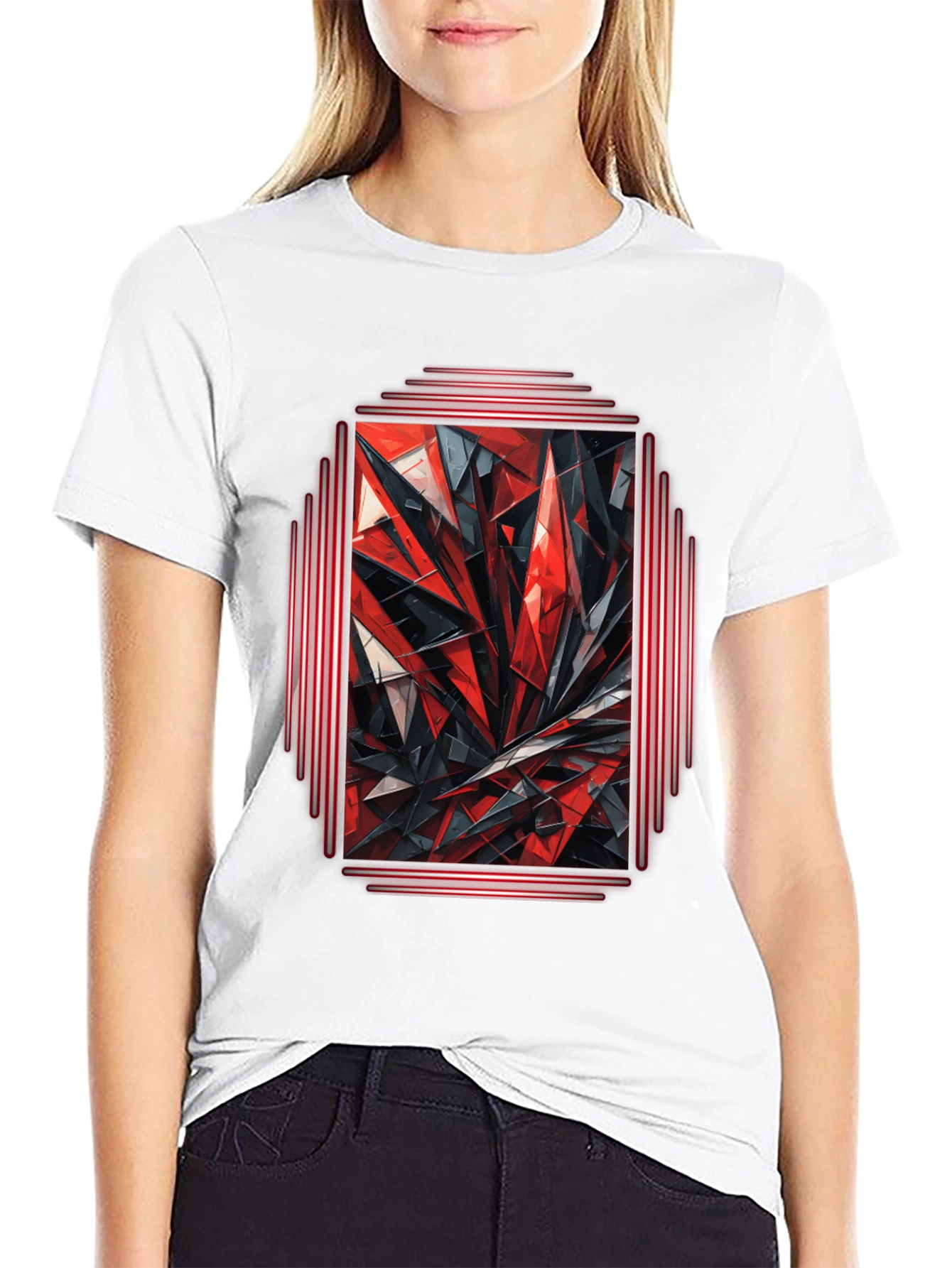 Abstract Geometric Graphic Tee